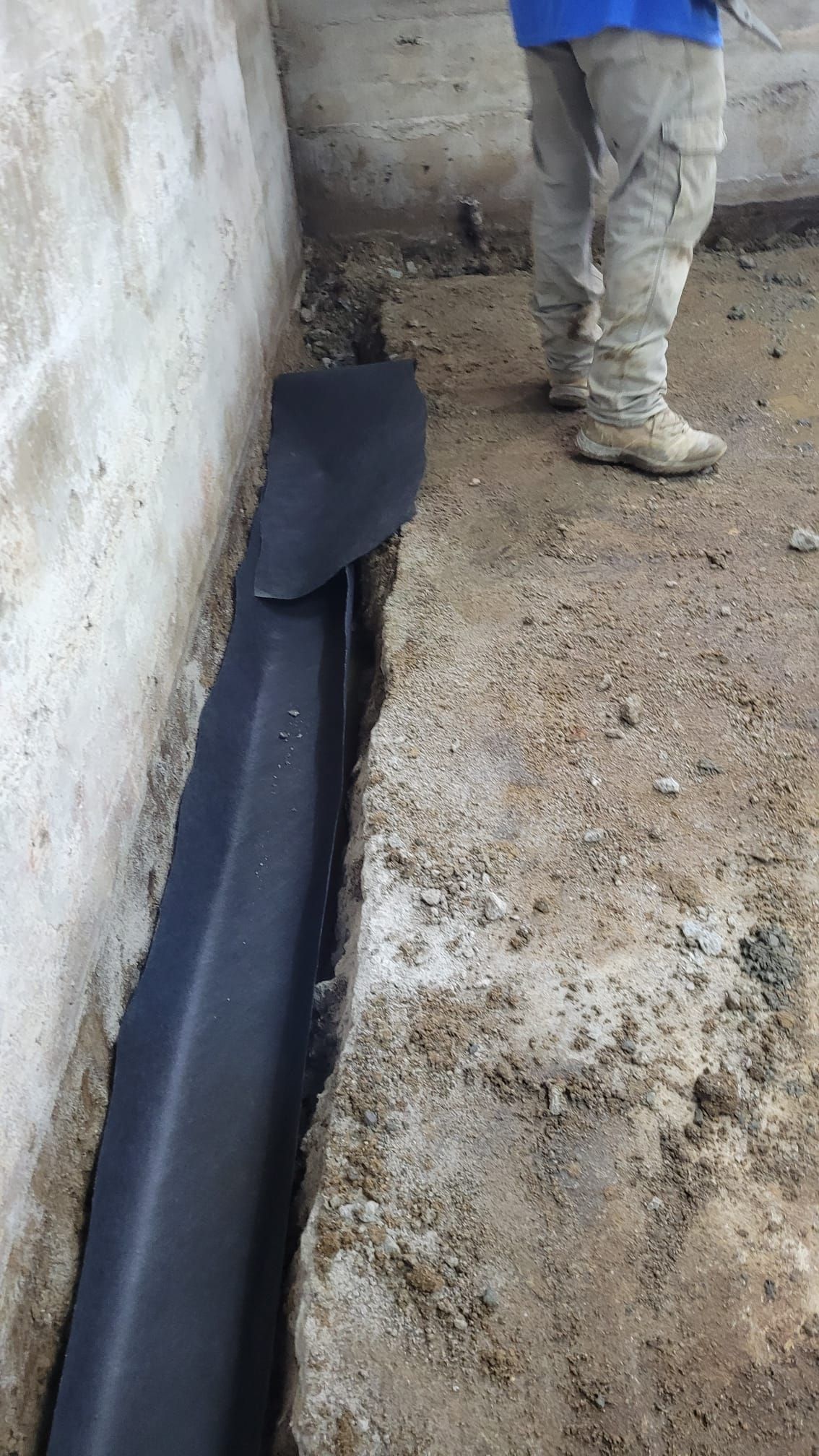 Interior French Drain Boonton NJ by Pure Service Pro, LLC 