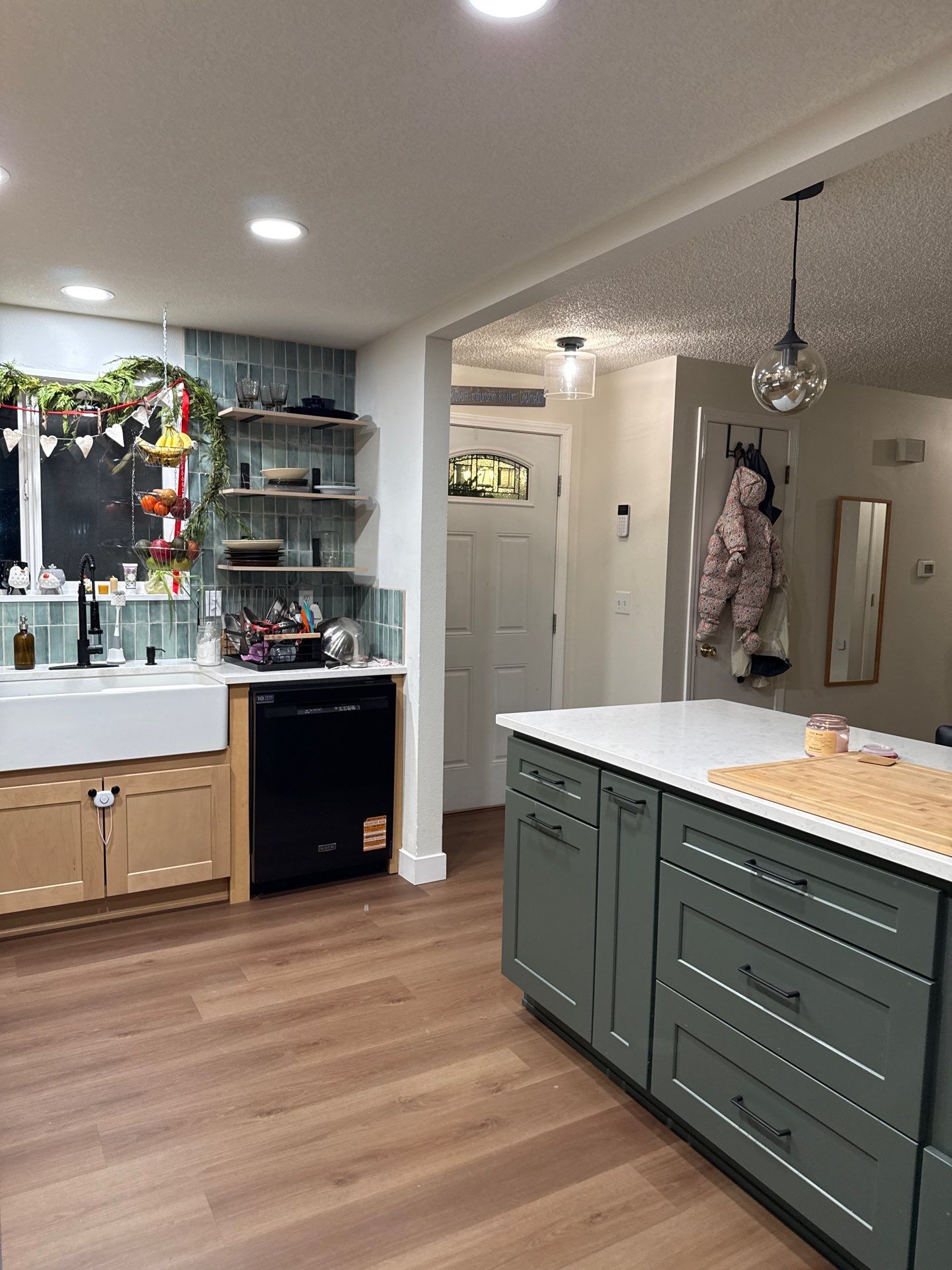 Vancouver Kitchen Renovation Featuring Tile Backsplash and Farmhouse Sink by American Made Construction 