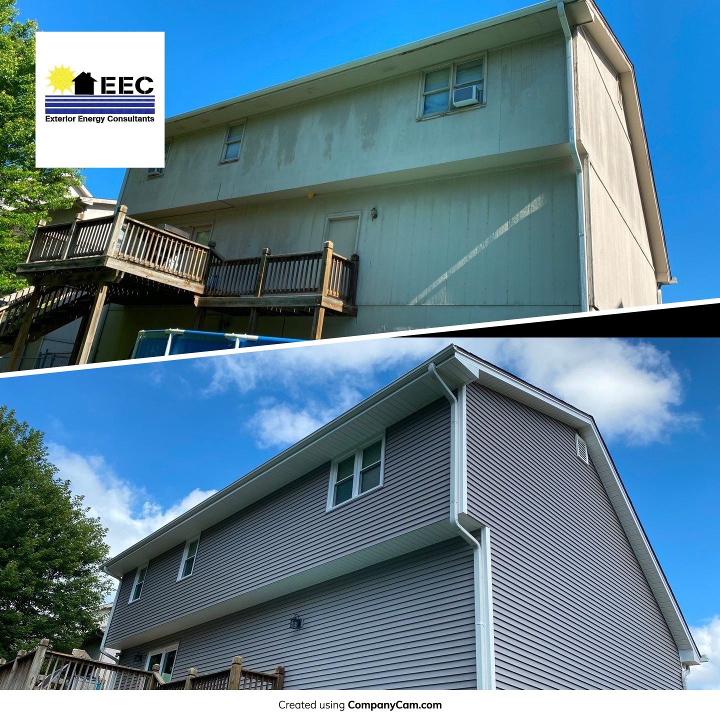 WOOD ROT to New Vinyl Siding by EEC  Windows, Siding & Roofing 
