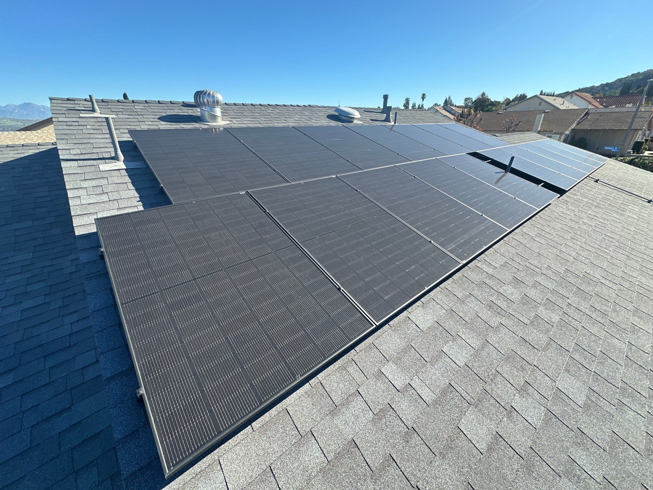 17-Panel Solar System and Battery Backup in Hacienda Heights by AWS Solar