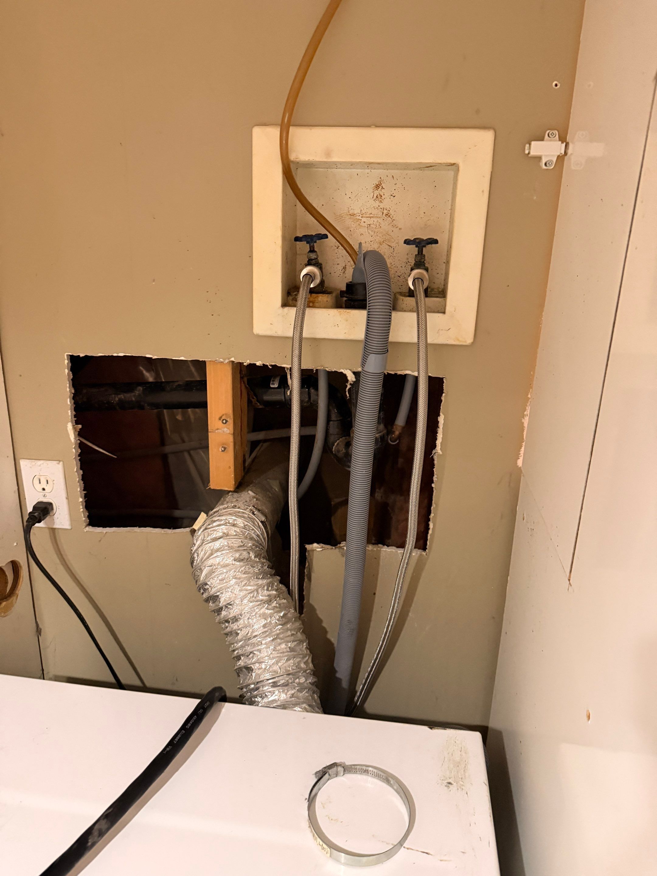 Wall Repair & Patching After Plumbing Leak Access by YVR Construction Group
