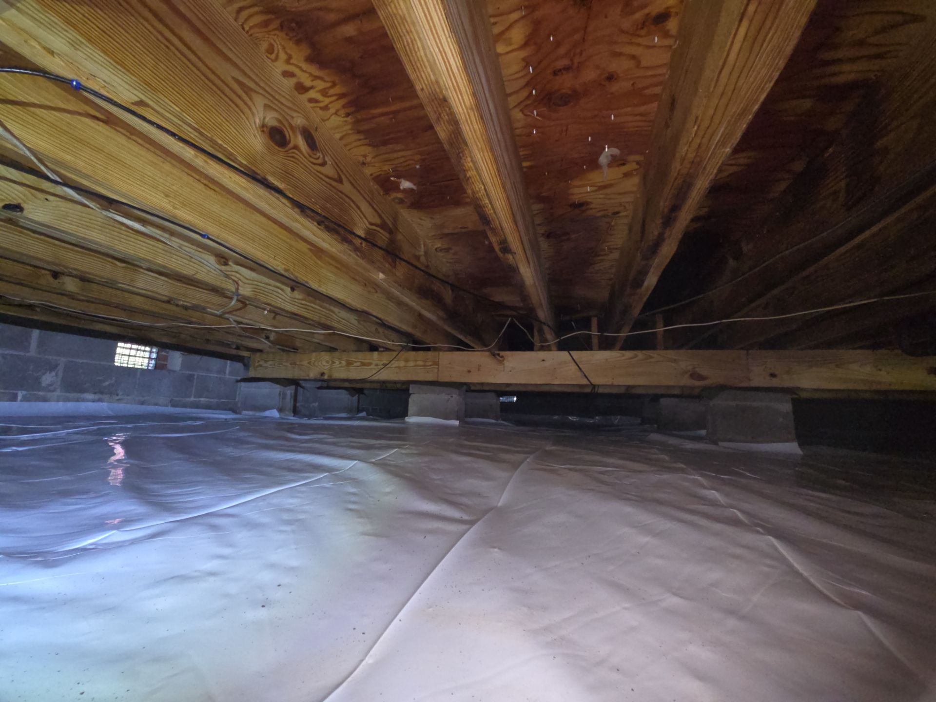 Project in Franklin by Patriot Crawl Space Repairs