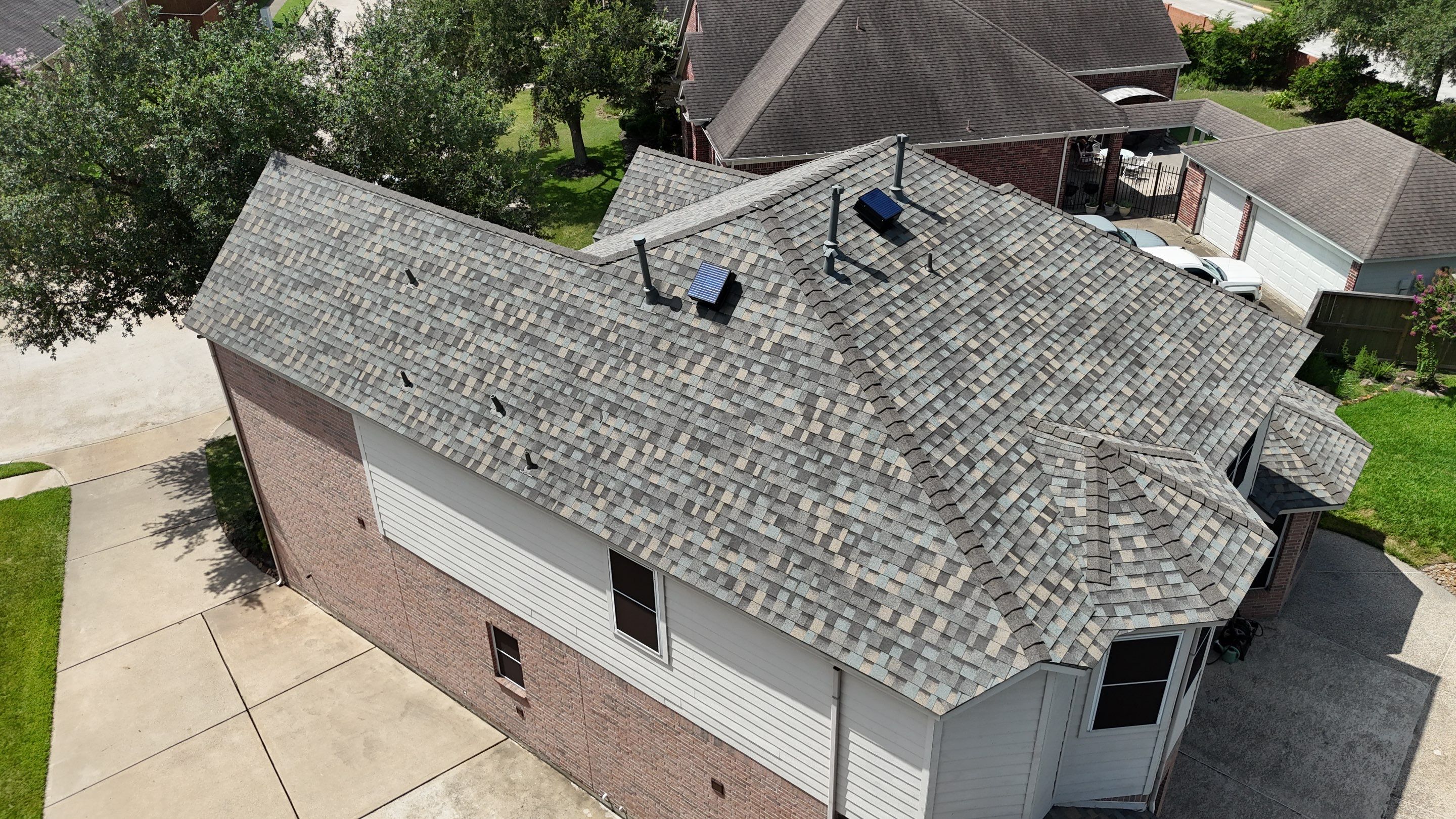 Residential Roofing Installation using IKO Nordic in Cypress by Core Four Roofing