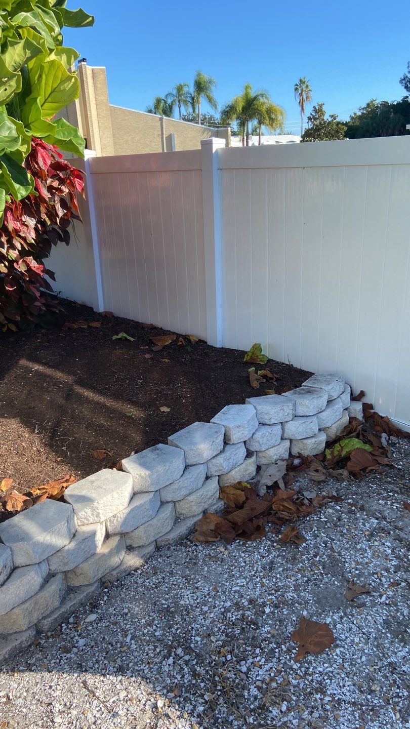 Bradenton FL 6 ft. Tall White Vinyl Privacy Fence  by Asap fence and gates, LLC