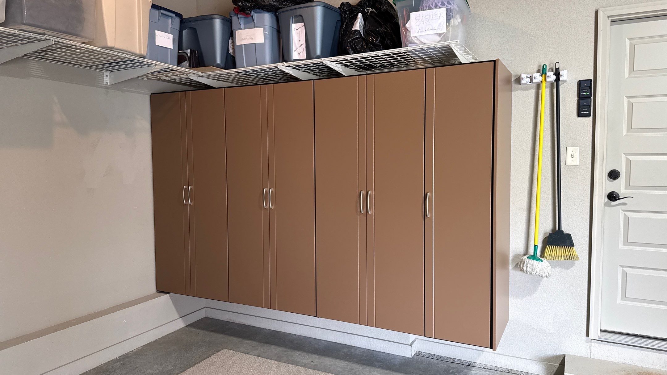 Check Out Dave's Custom Cabinets For The Perfect Fit by Banner Garage