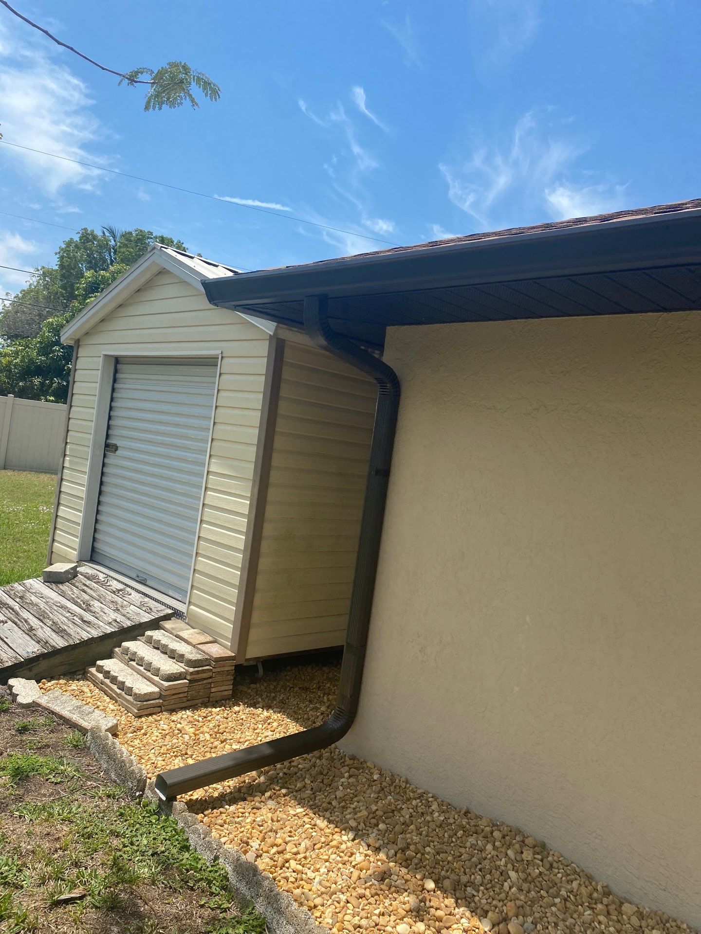 Seamless Bronze Gutters in Cape Coral FL by Gutter Professors