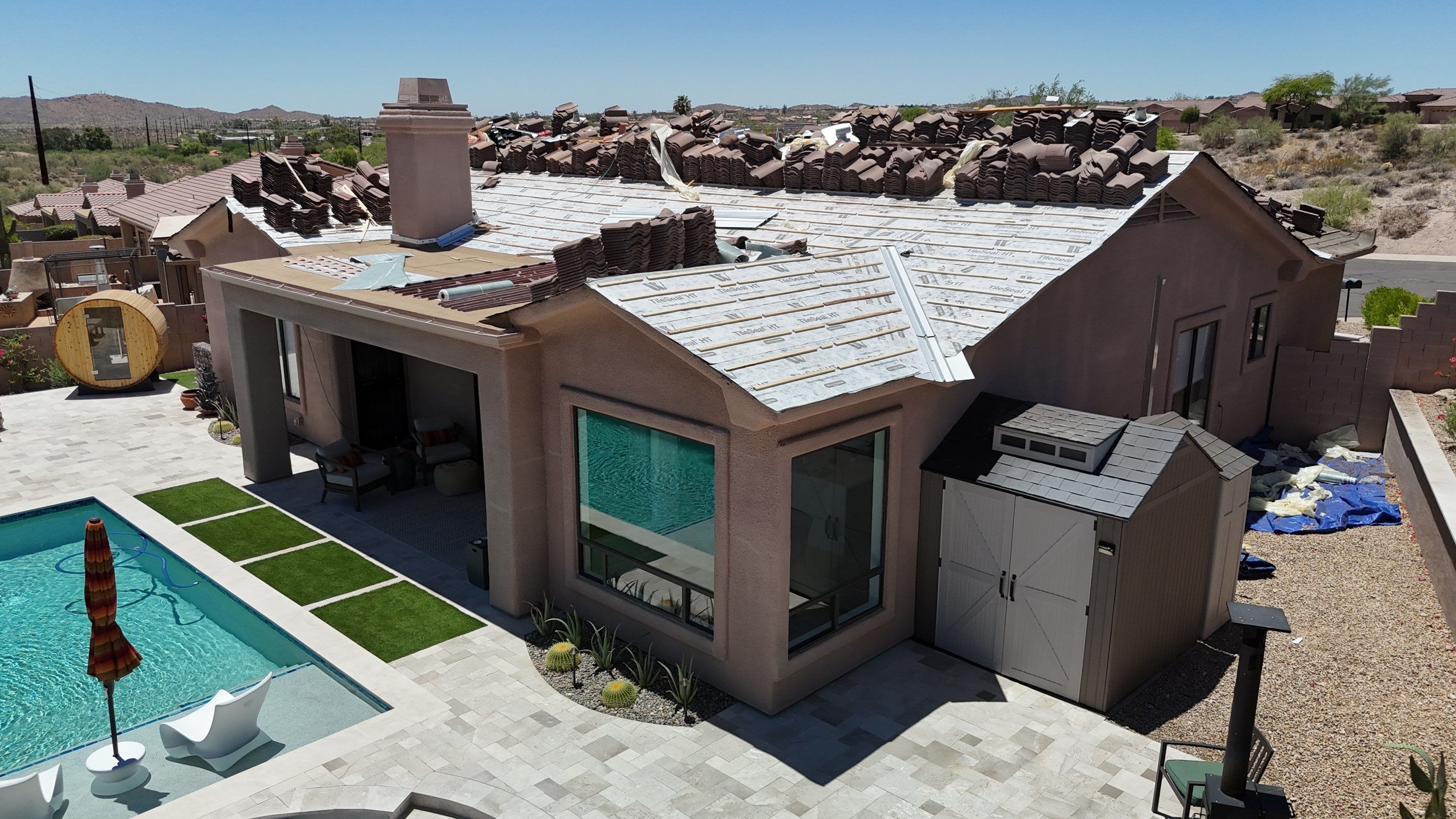 Project in Fountain Hills, AZ by Saint Roofing