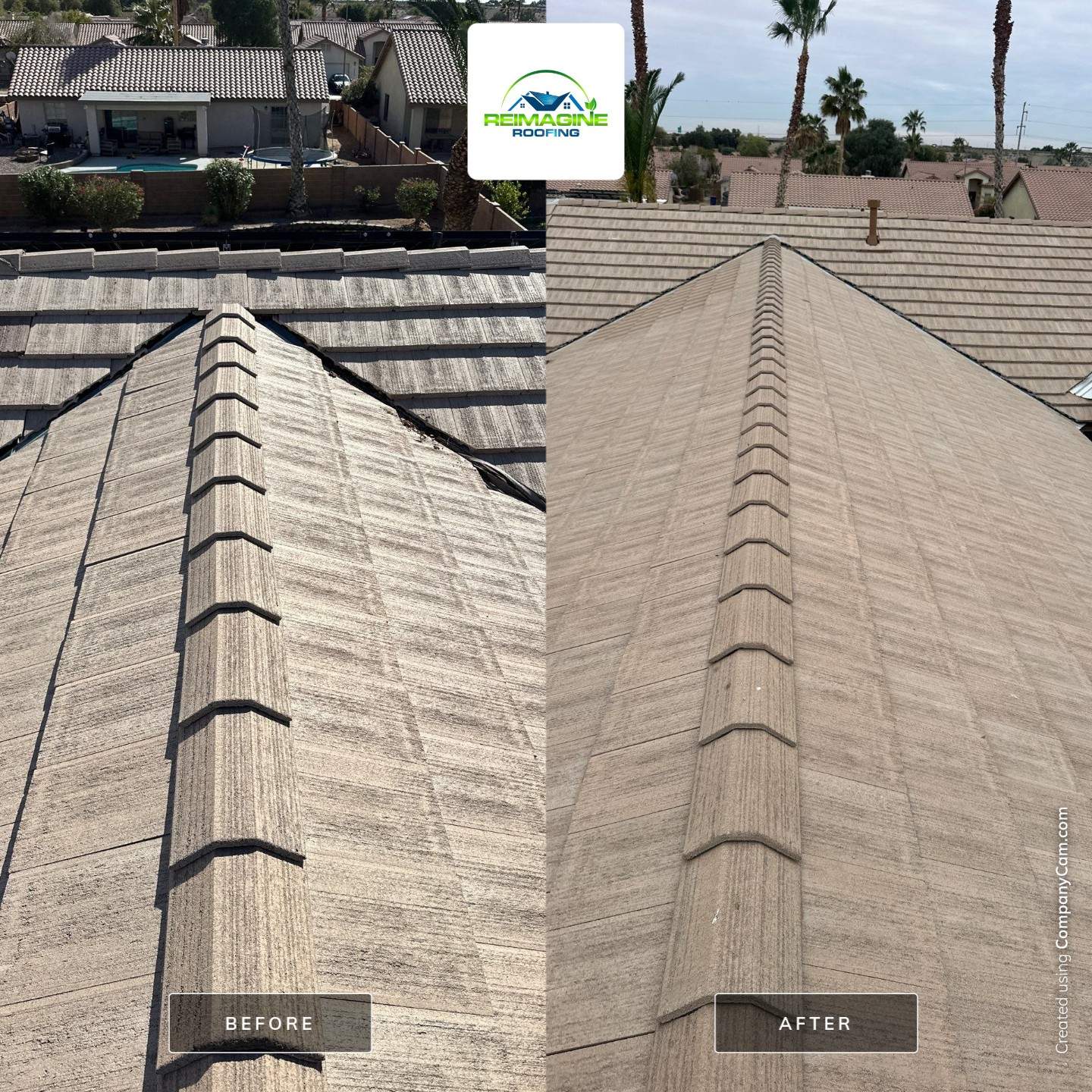 Savannah Beige Concrete Tiles by Reimagine Roofing
