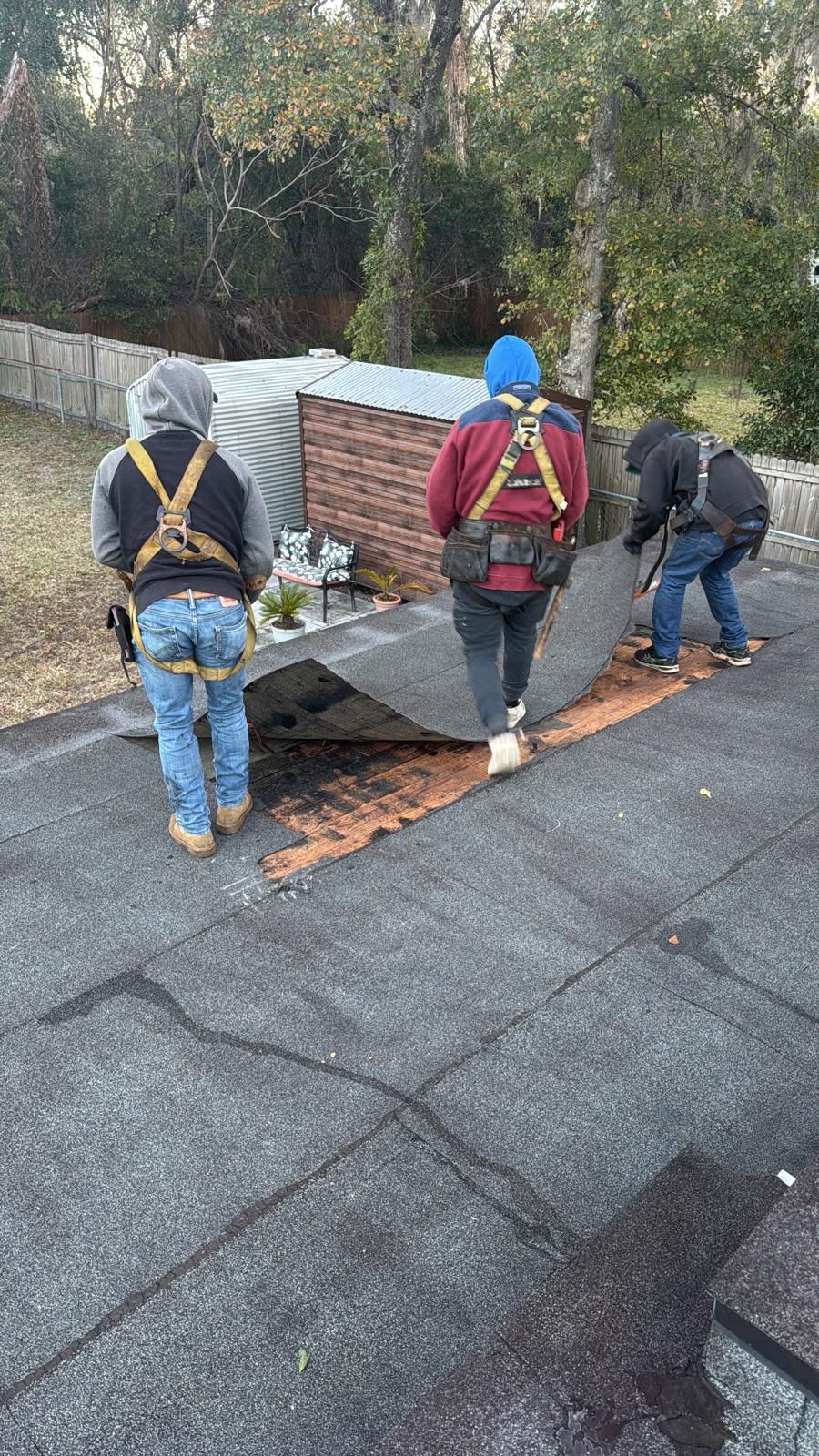Flat Roof Renovation Due to Water Accumulation by urban green energy llc
