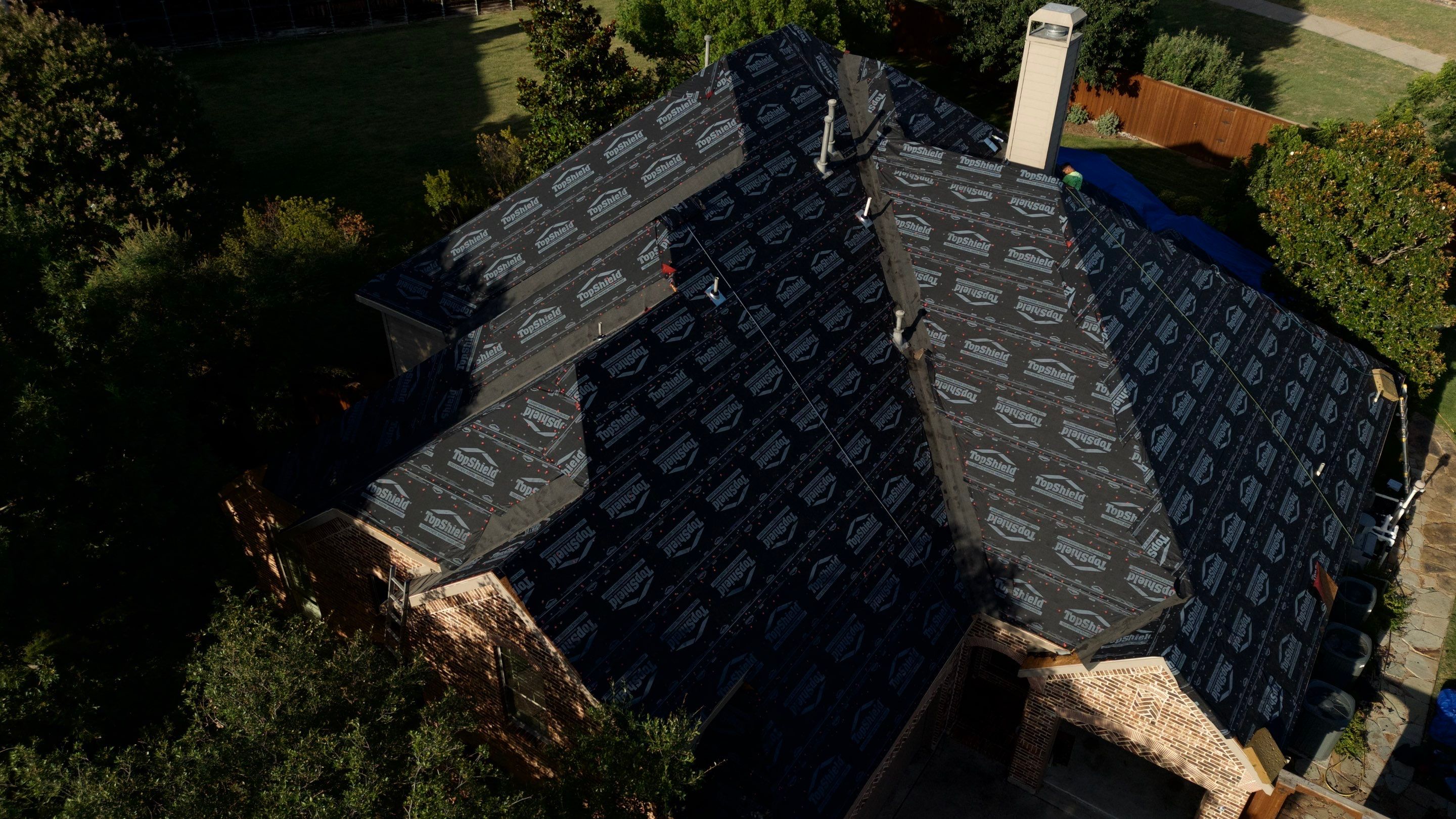 Residential Roof Repair using IKO Dynasty Class 3 Impact Resistant Shingles by Becker Roofing and Exteriors