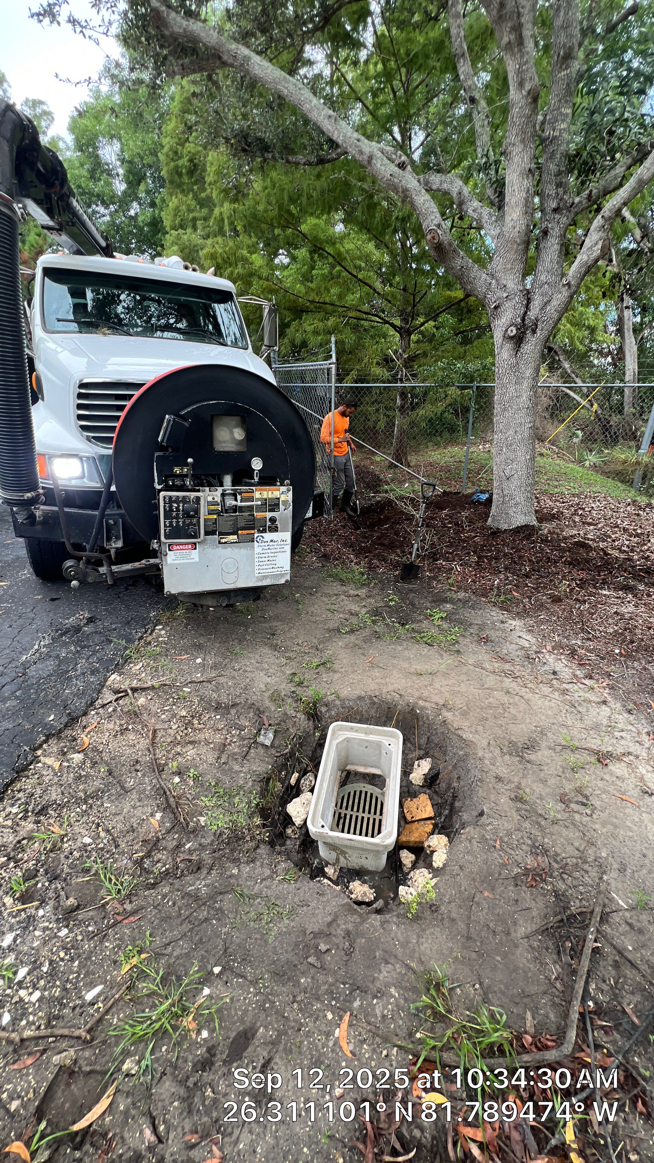 Rail Head Blvd Commercial Complex Stormwater Maintenance by Don Mar, Inc. Storm Water Solutions