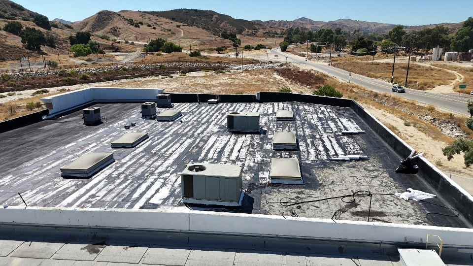Project in Valencia by Shark Commercial Roofing Systems