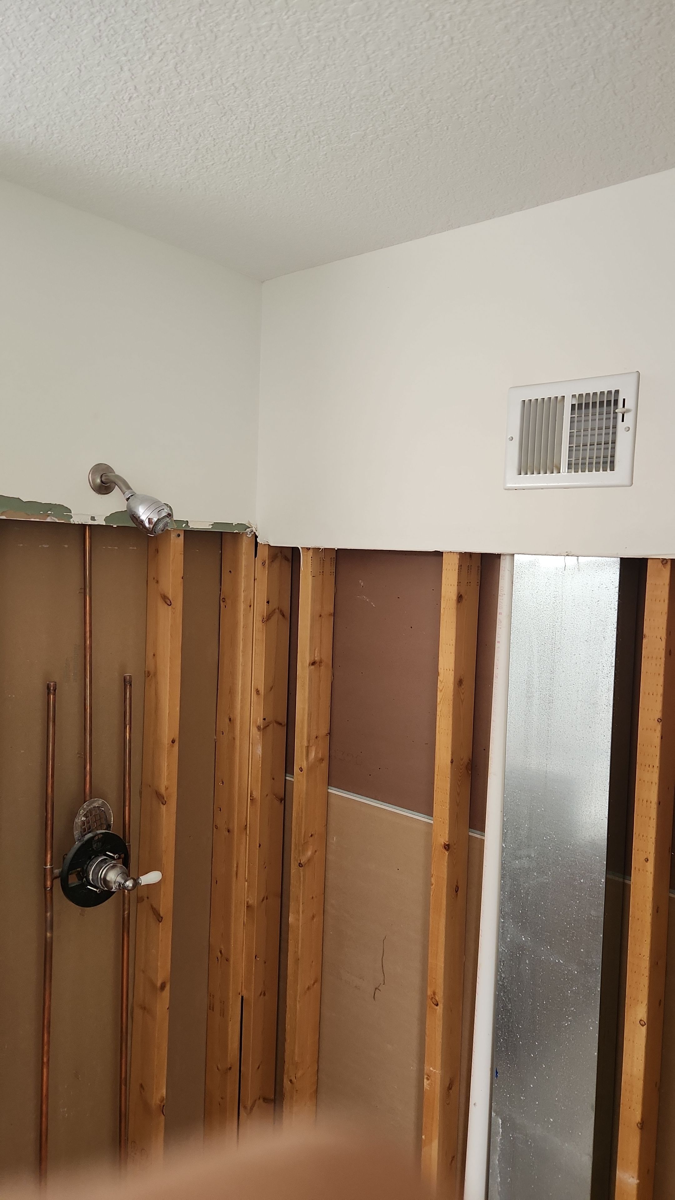 Customer did the demo, we put it back together! by The Shower Company