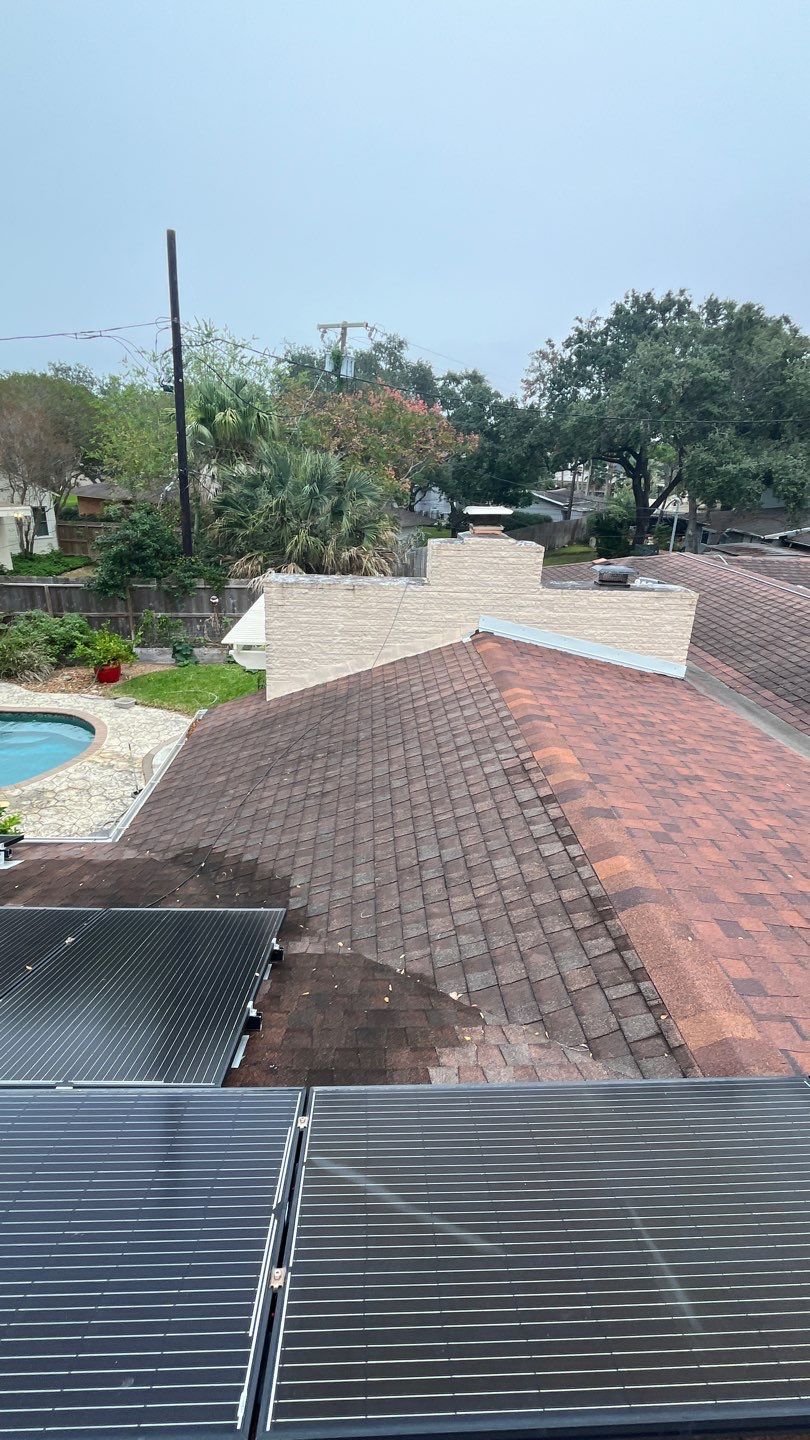 Residential Roofing Installation using Certainteed Landmark Moire Black by Galvan Roofing and Construction