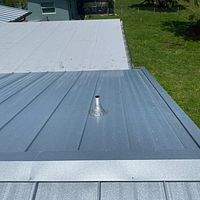 26ga 1" Nail-Strip Mill Finish  by Total Roofing System The Metal Roof Experts