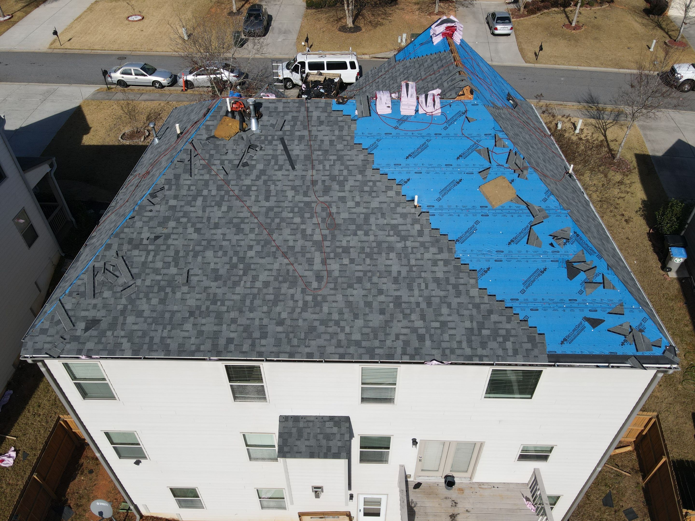 Residential Roofing Installation using Owens Corning by Inspector Roofing and Restoration