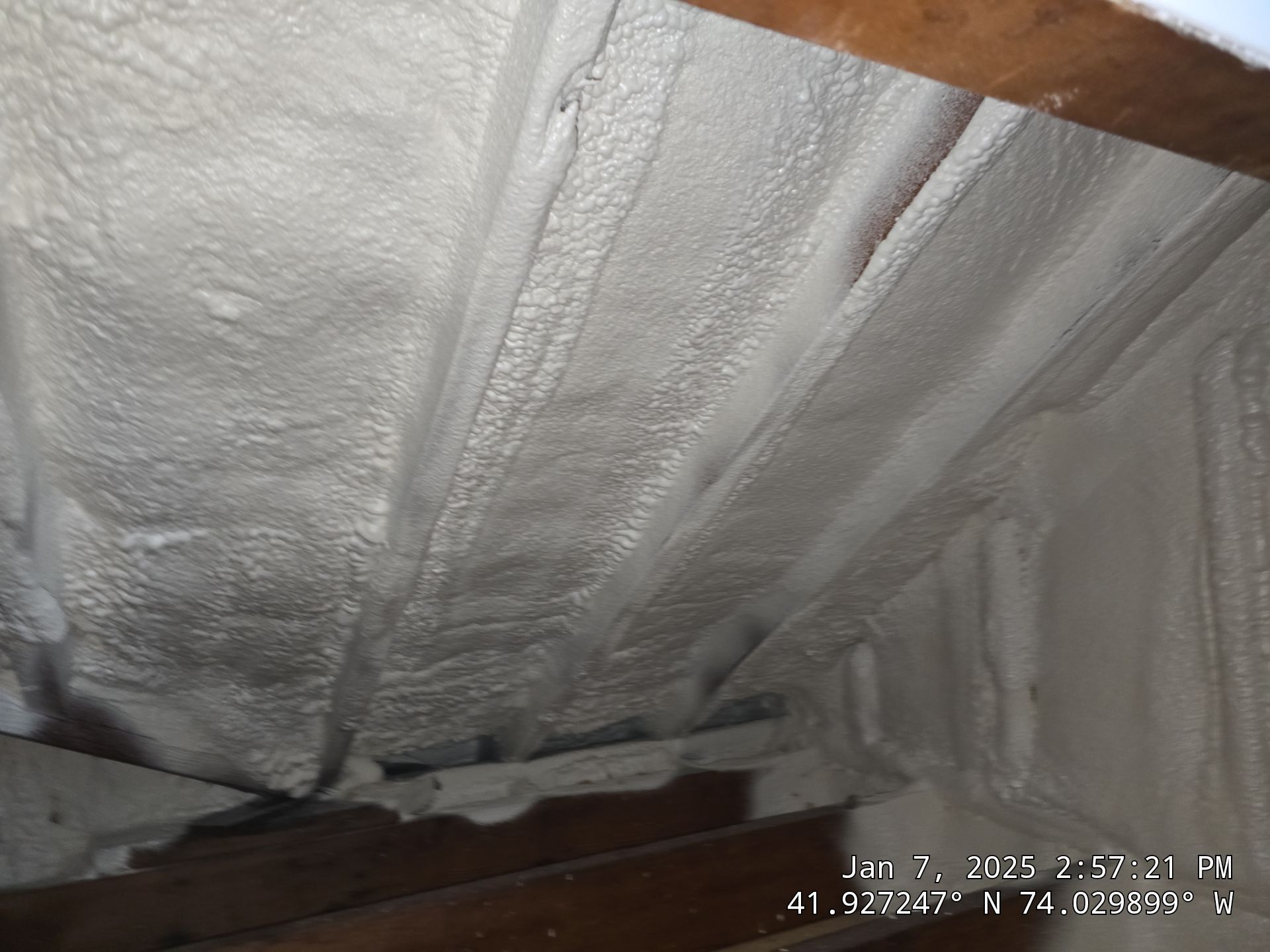 Attic Insulation using Closed Cell Spray Foam by NYS Foam & Energy