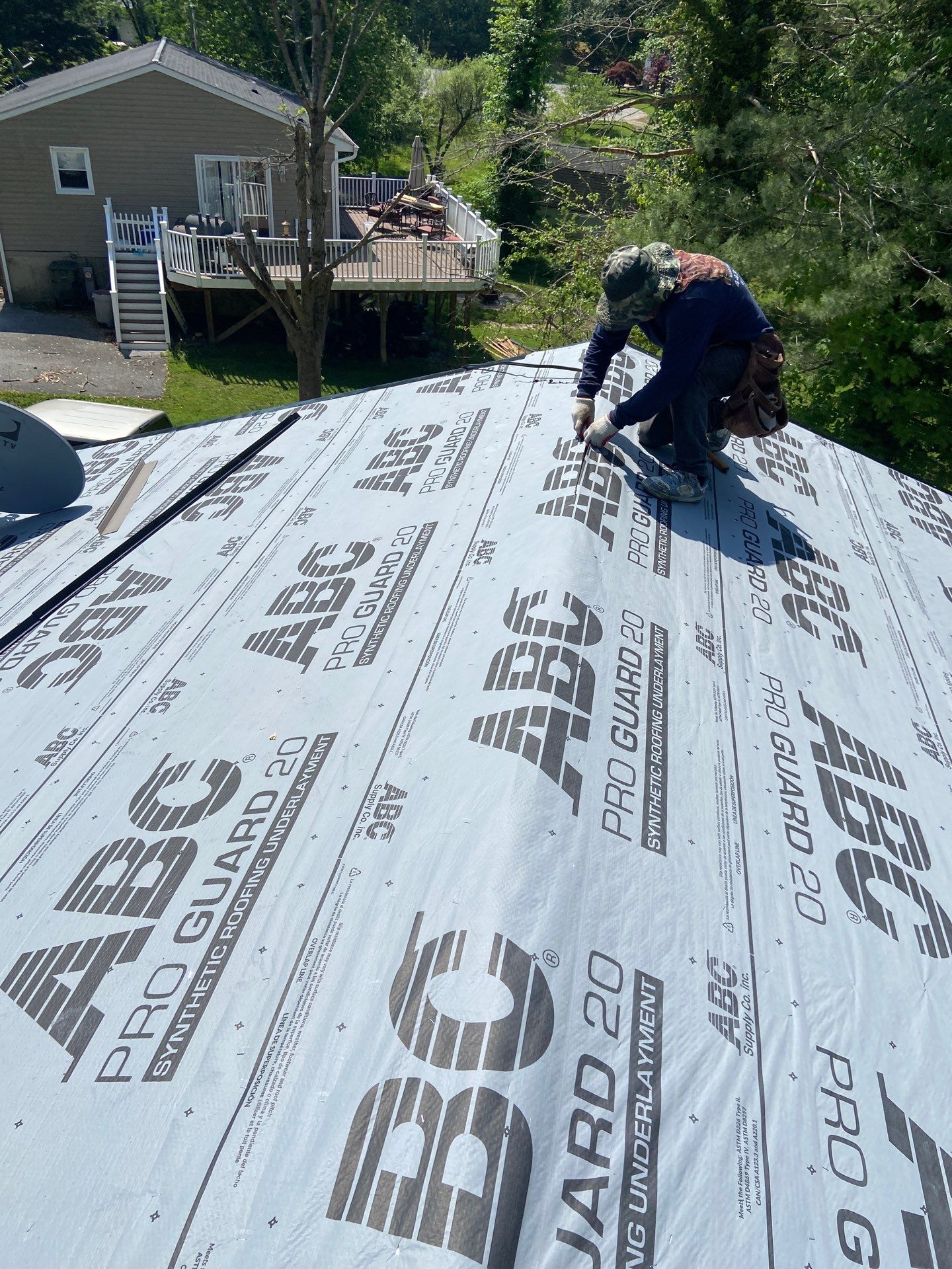Residential Roofing Installation using TAMKO TITAN - THUNDERSTORM GRAY by Storm Ready Exteriors