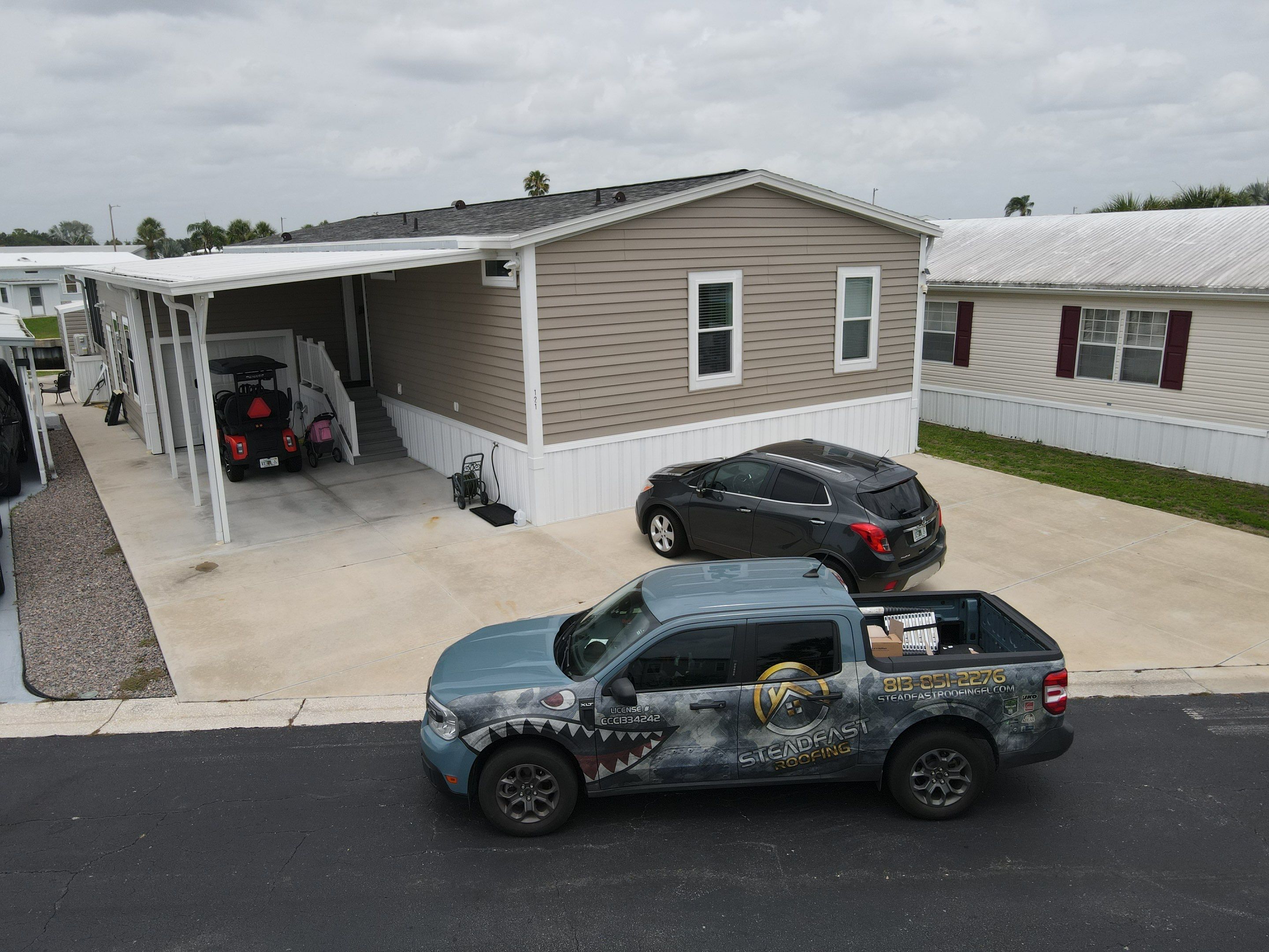 Roof Replacement in Apollo Beach, FL. by Steadfast Roofing