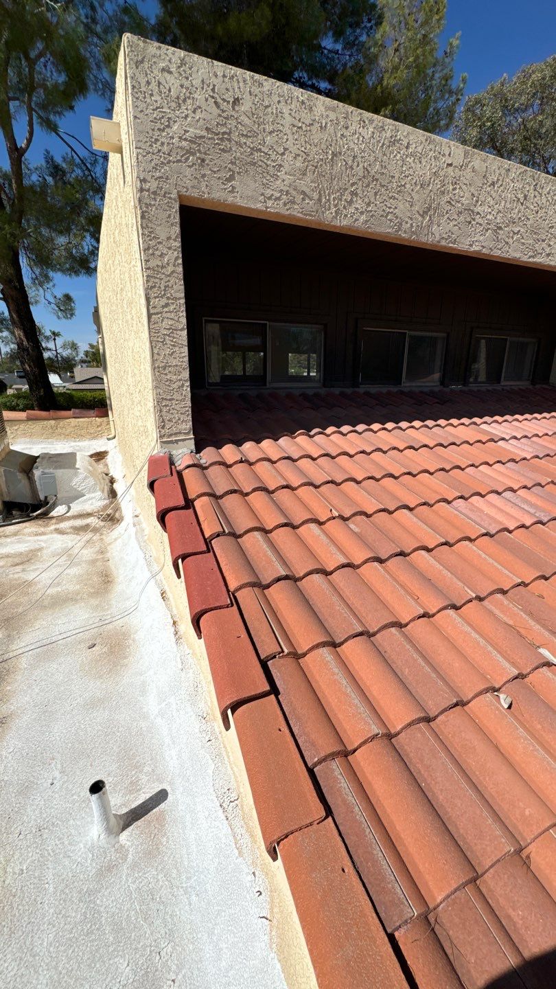 Re-coat & Tile Job by All Storm Roofing & Construction
