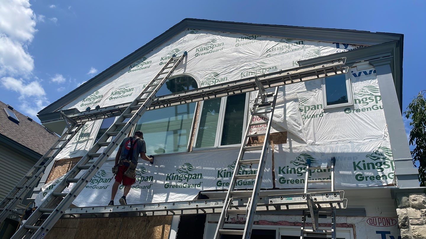 Siding Replacement using James Hardie Siding by 180 Contractors