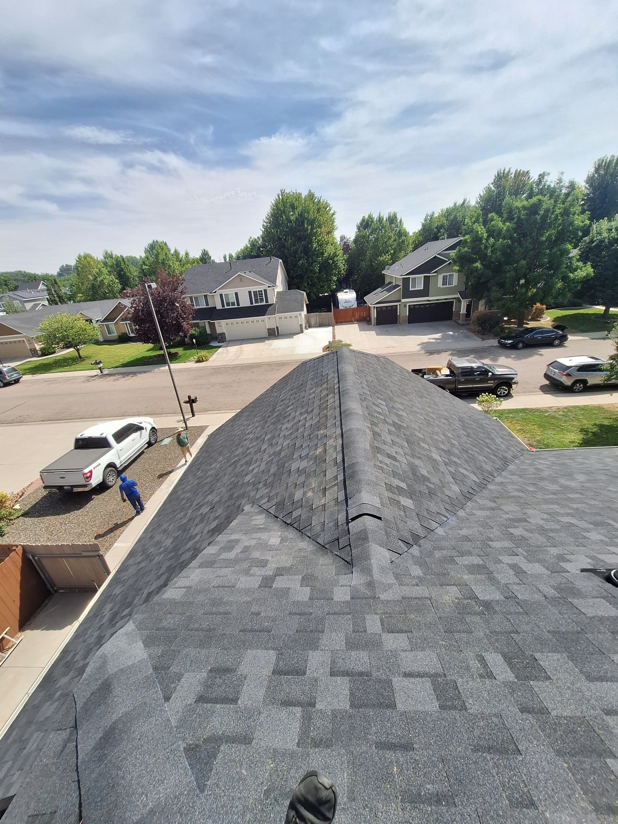 Residential Architectural Shingle Roof Replacement in Boise Idaho by Olive Roofing
