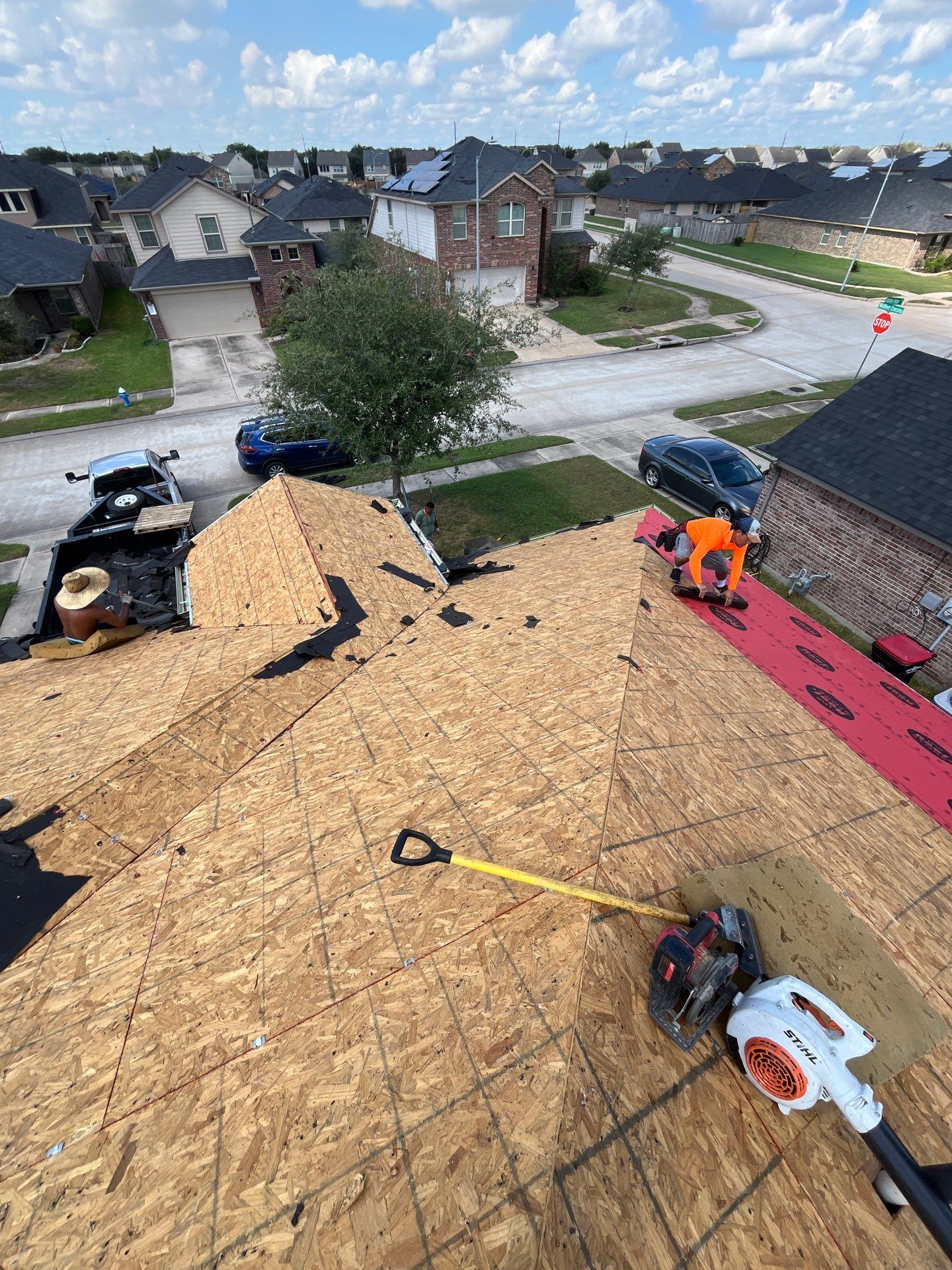 Reroof and Interior Work by Berry Good Roofing 