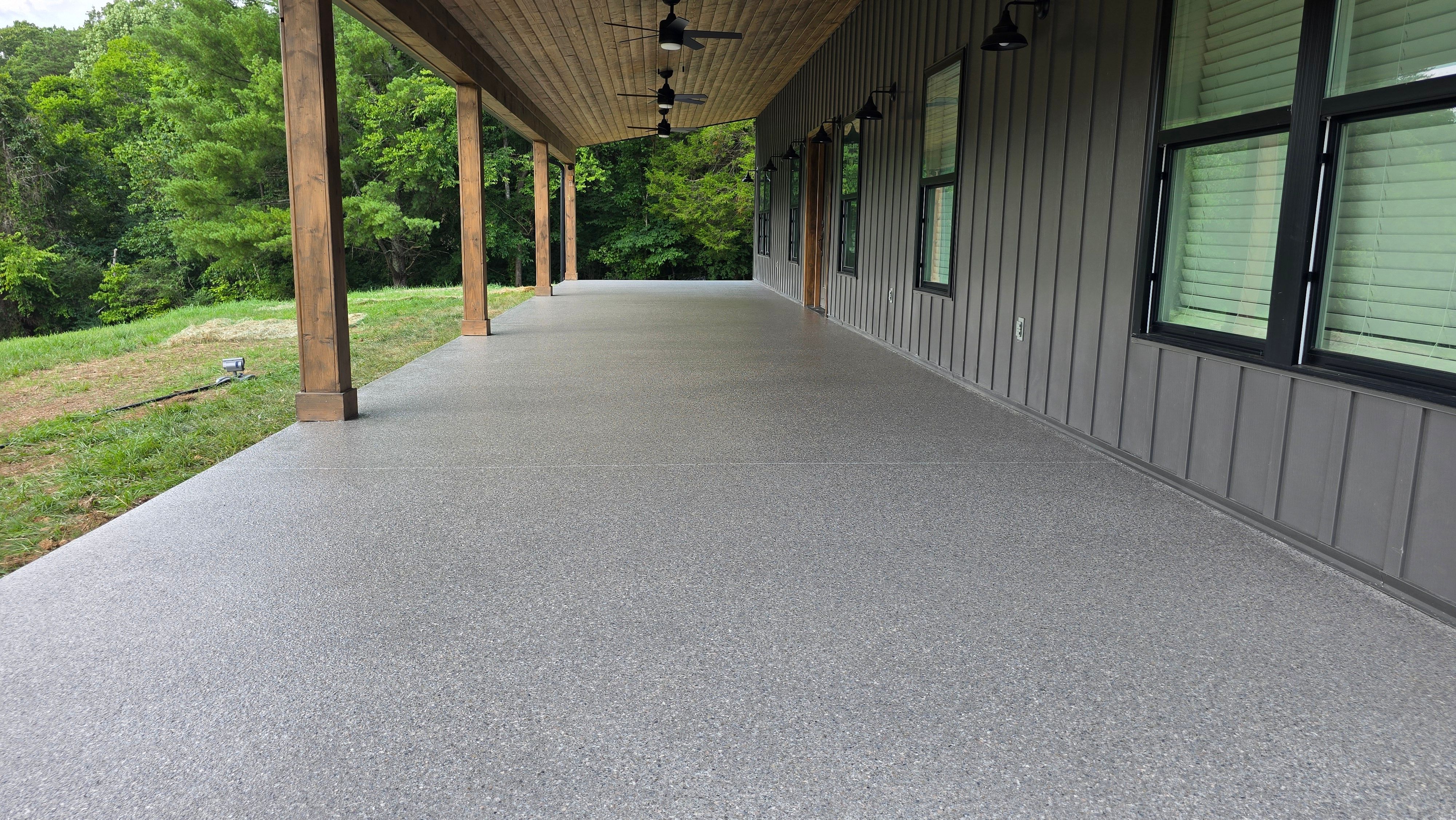 Back Porch using Sycamore by Elite Floor Solutions