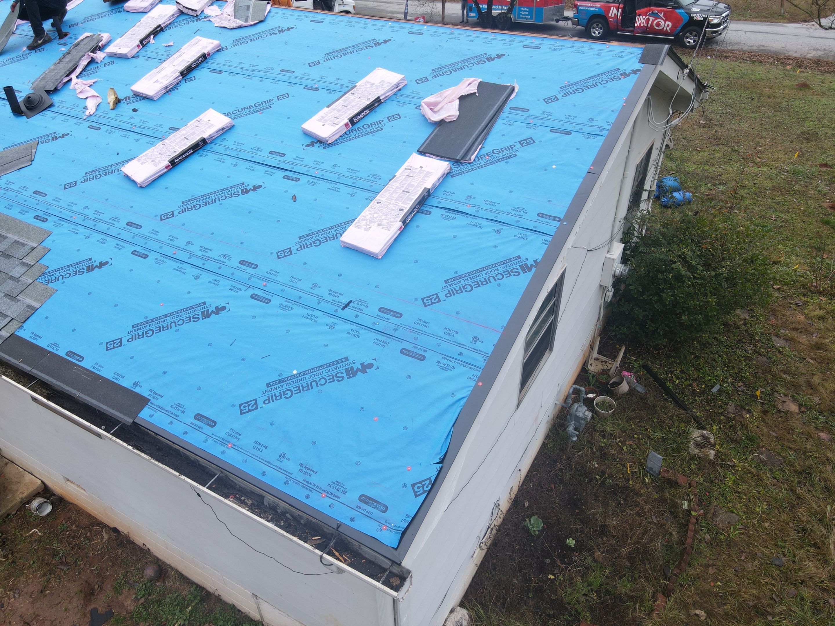 Residential Roofing Installation using Owens Corning by Inspector Roofing and Restoration