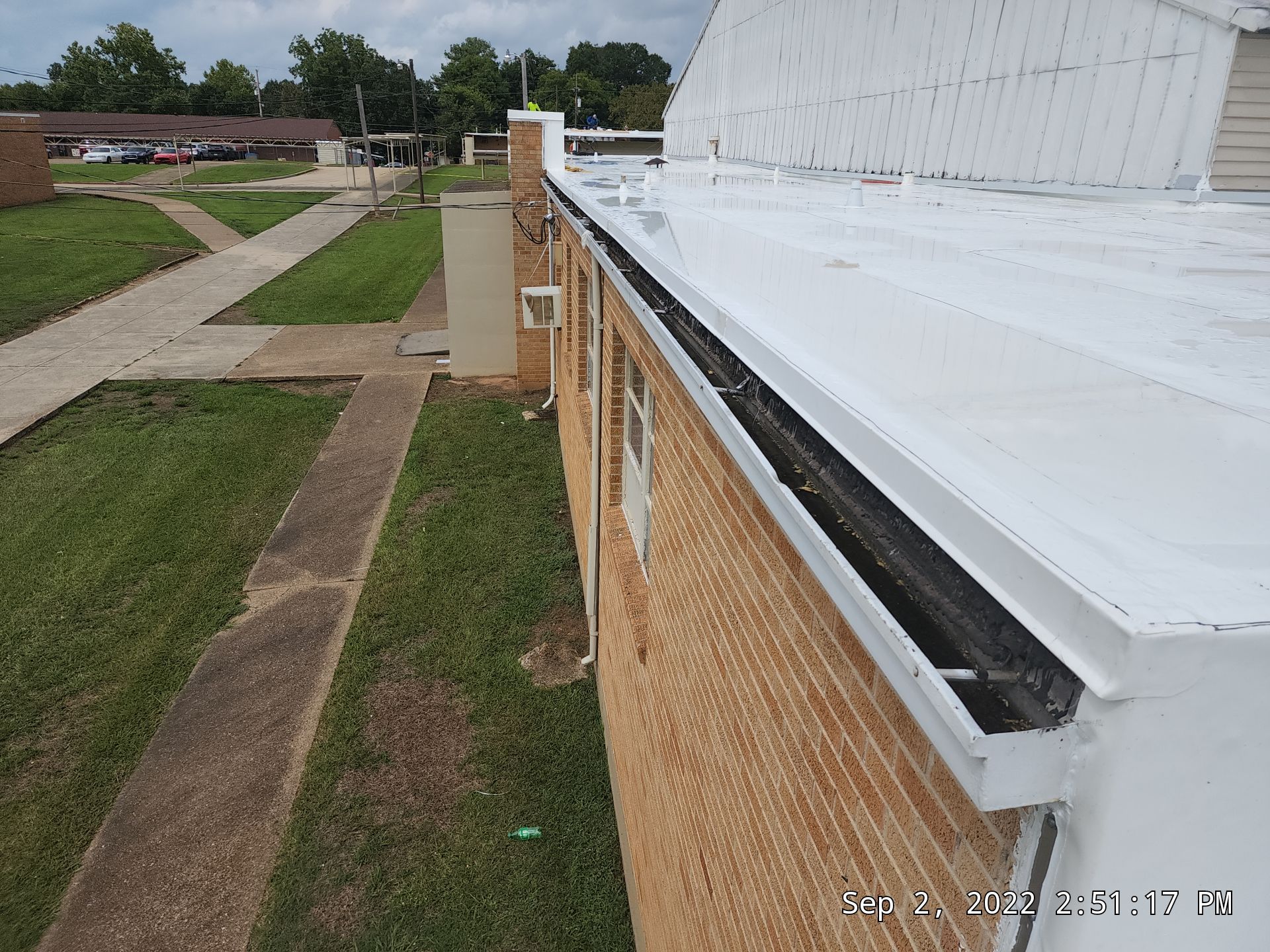 Commercial Roofing Installation using 60 mil PVC by Hostetler Roofing