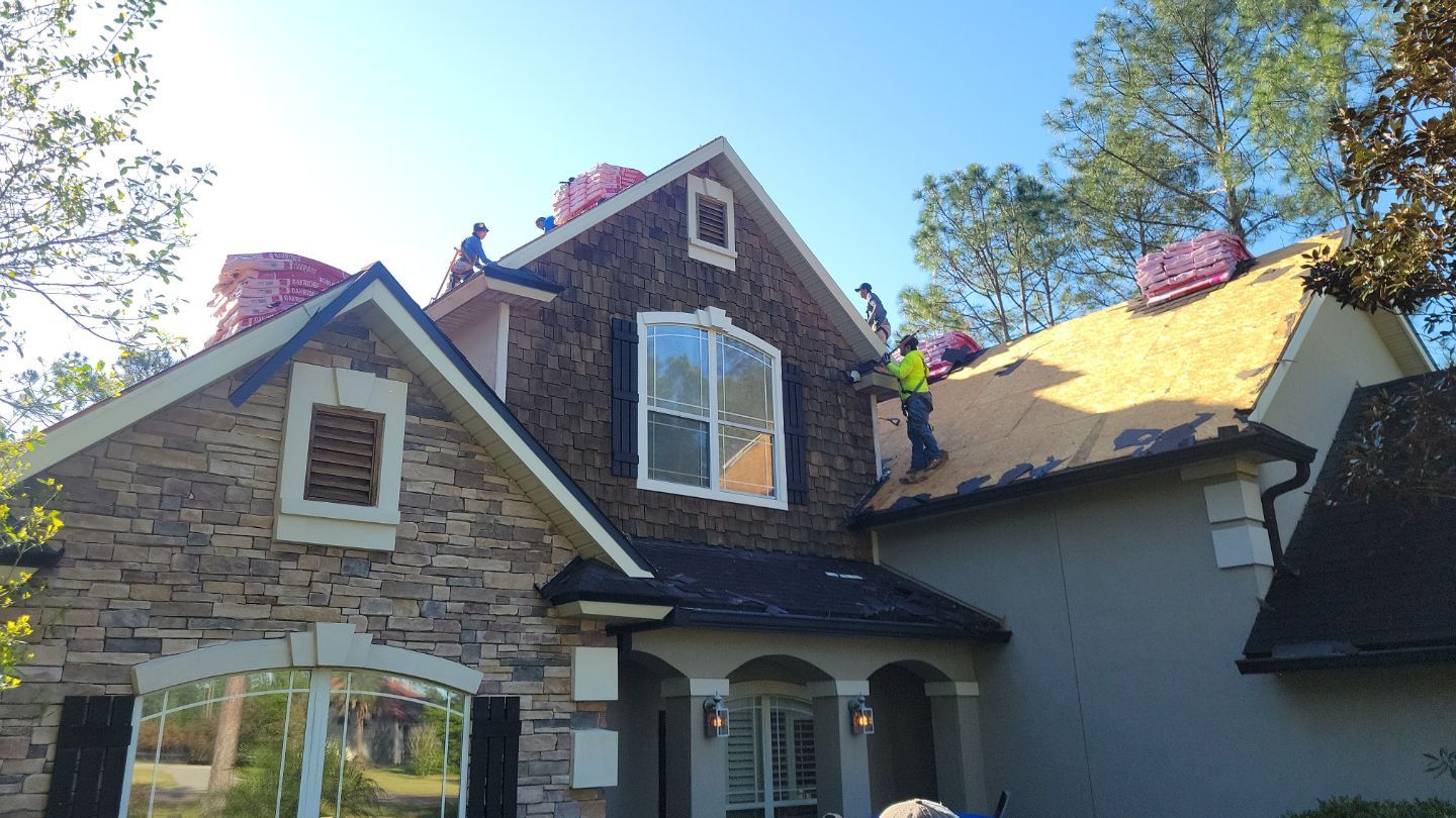 Residential Roofing Installation using Owens Corning TruDefinition Duration Shingles by Galaxy Builders, Inc.