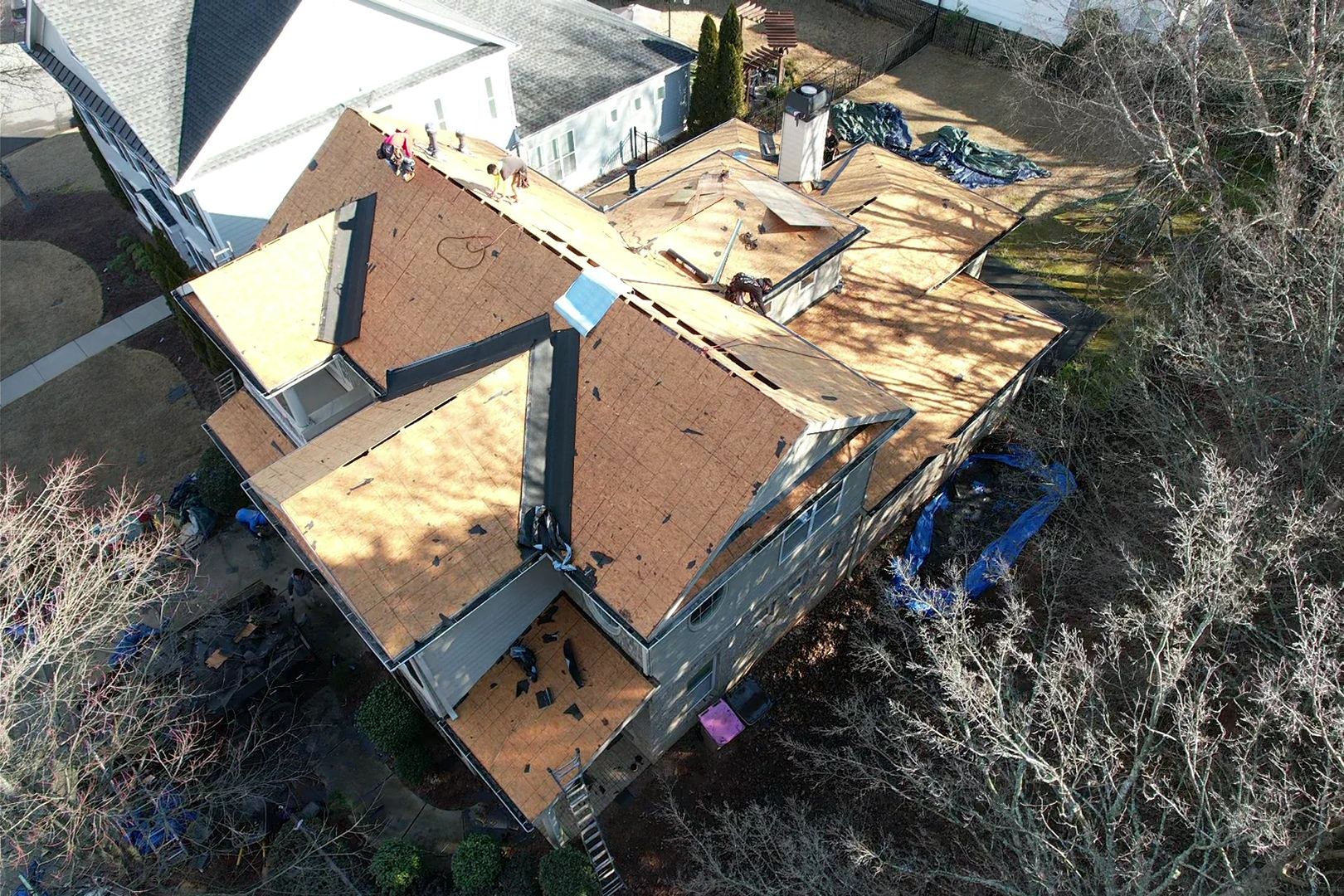 Residential Roofing Installation using Owens Corning by Inspector Roofing and Restoration