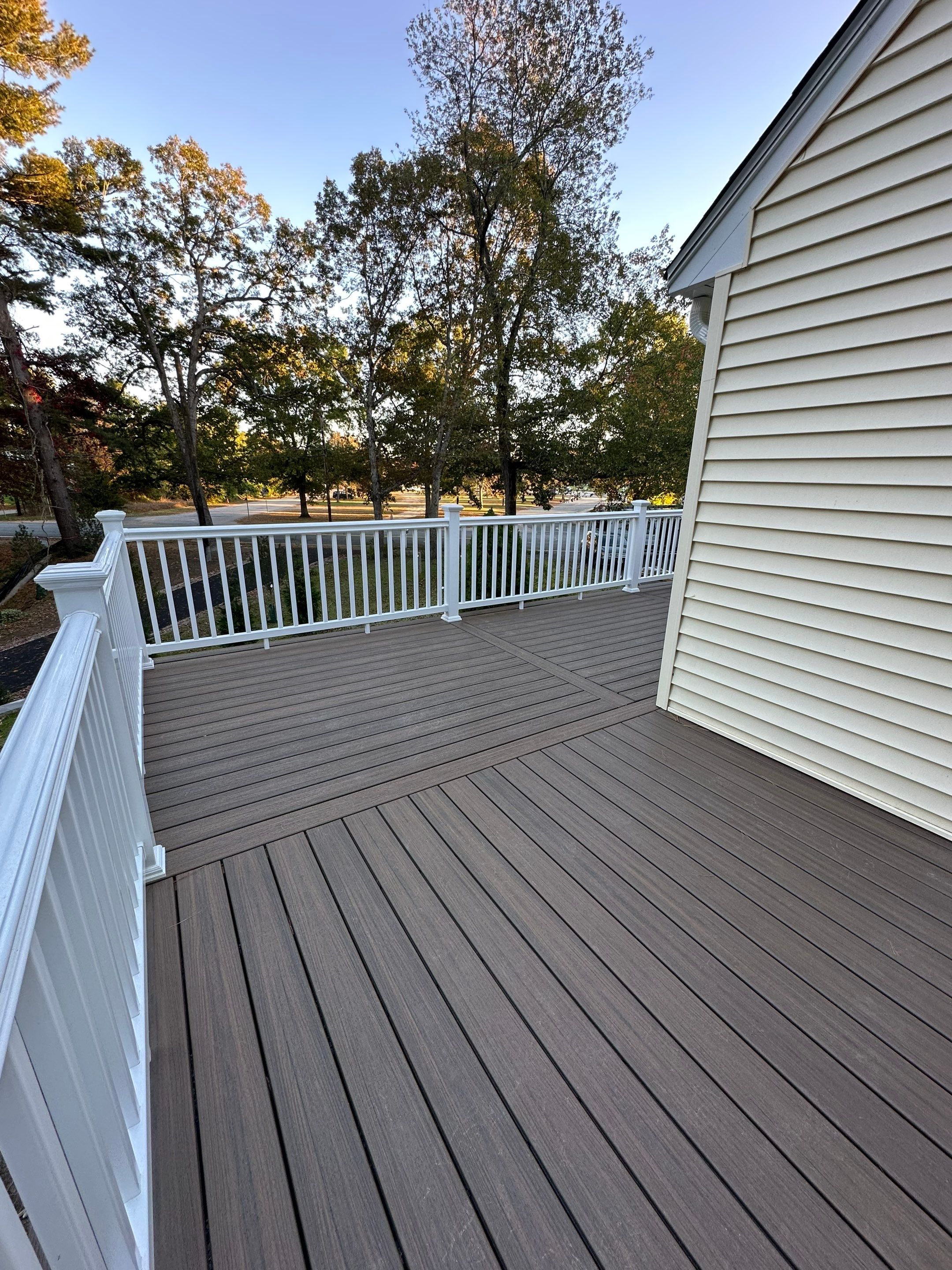 New Deck buit in Medfield MA by UBrothers Construction