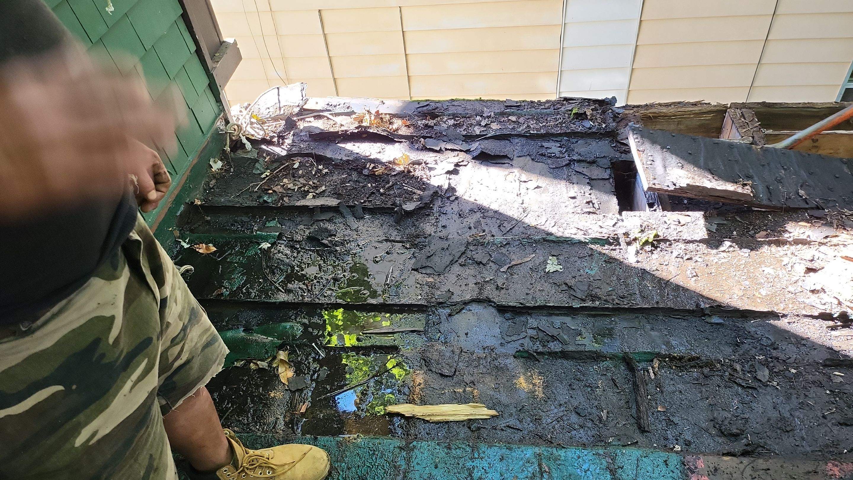 Deck Installation using EPDM substrate by A Plus Exterior