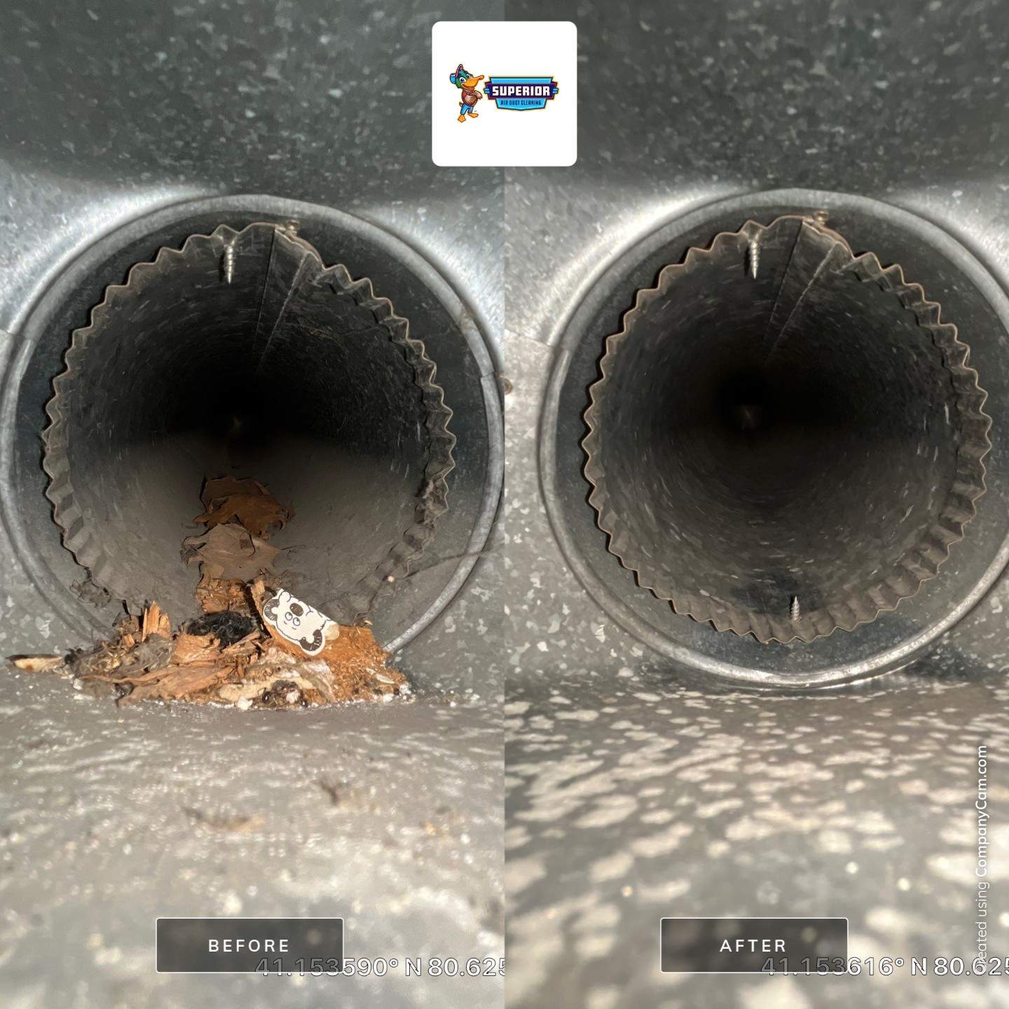 Air Duct Cleaning With a Vacuum Truck in Youngstown, OH by Superior Air Duct Cleaning