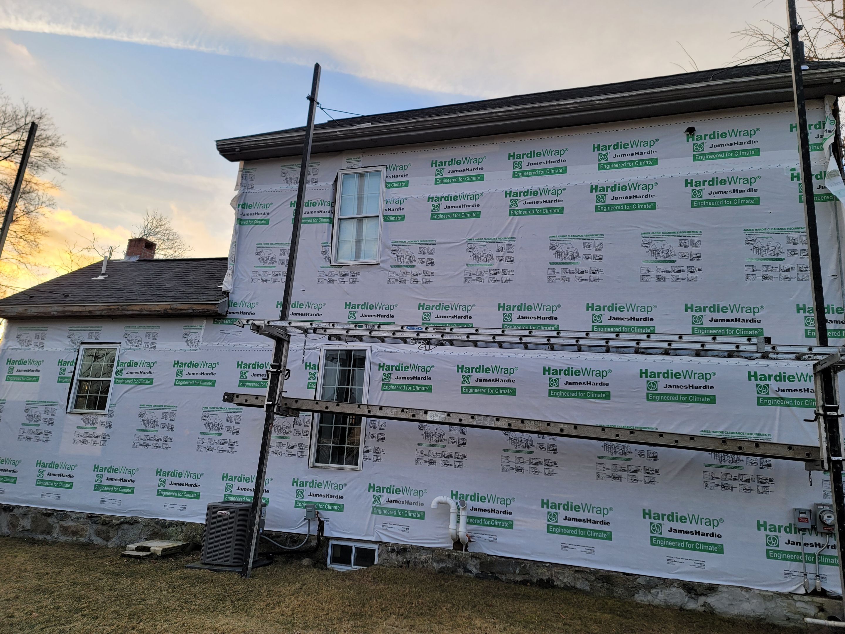 Siding Installation using James Hardie by UBrothers Construction