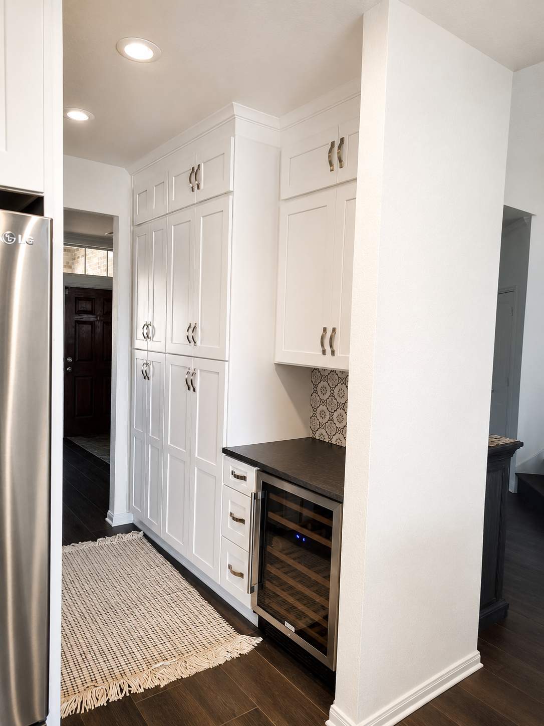 Stone Oak San Antonio Kitchen Remodel Featuring Custom White Cabinetry & Expanded Island by Legacy Bath and Kitchen 