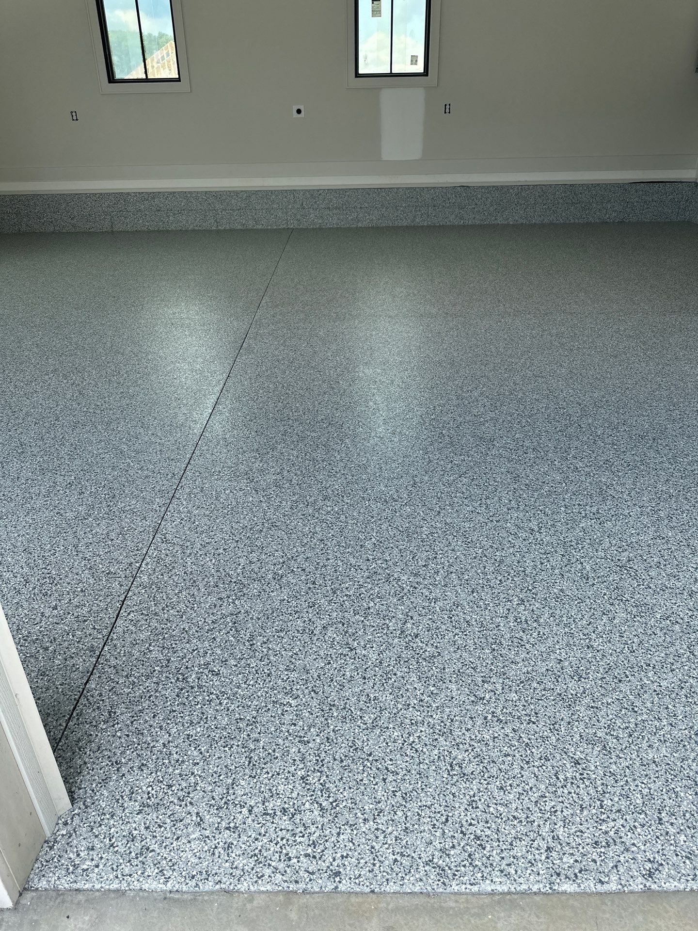 Garage Floor Coating using Gravel by My Garage Floor Guys