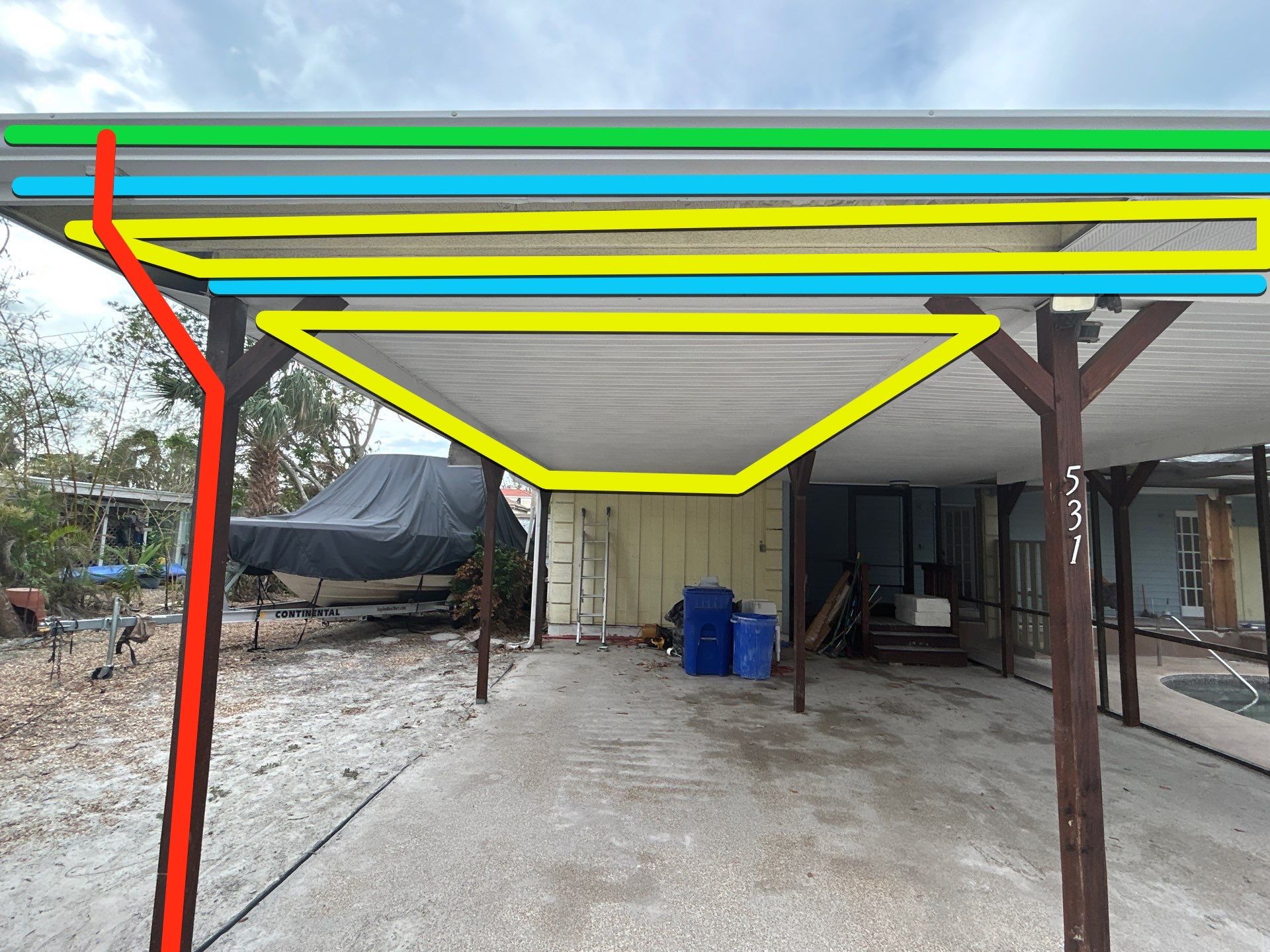 White Soffit and Fascia Upgrade in Longboat Key FL by Gutter Professors