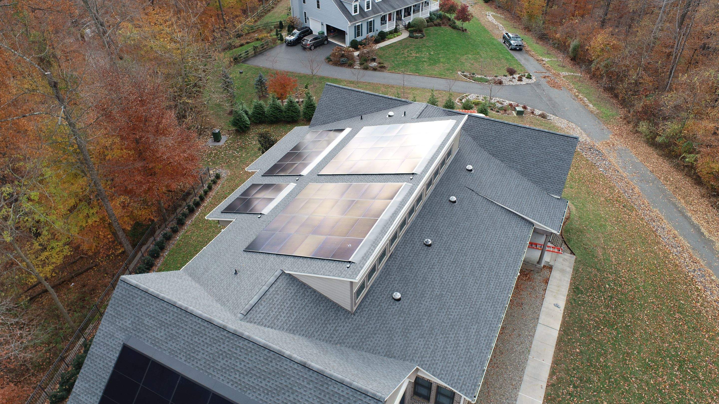Solar Roof using GAF Decotech integrated panels by American Home Contractors