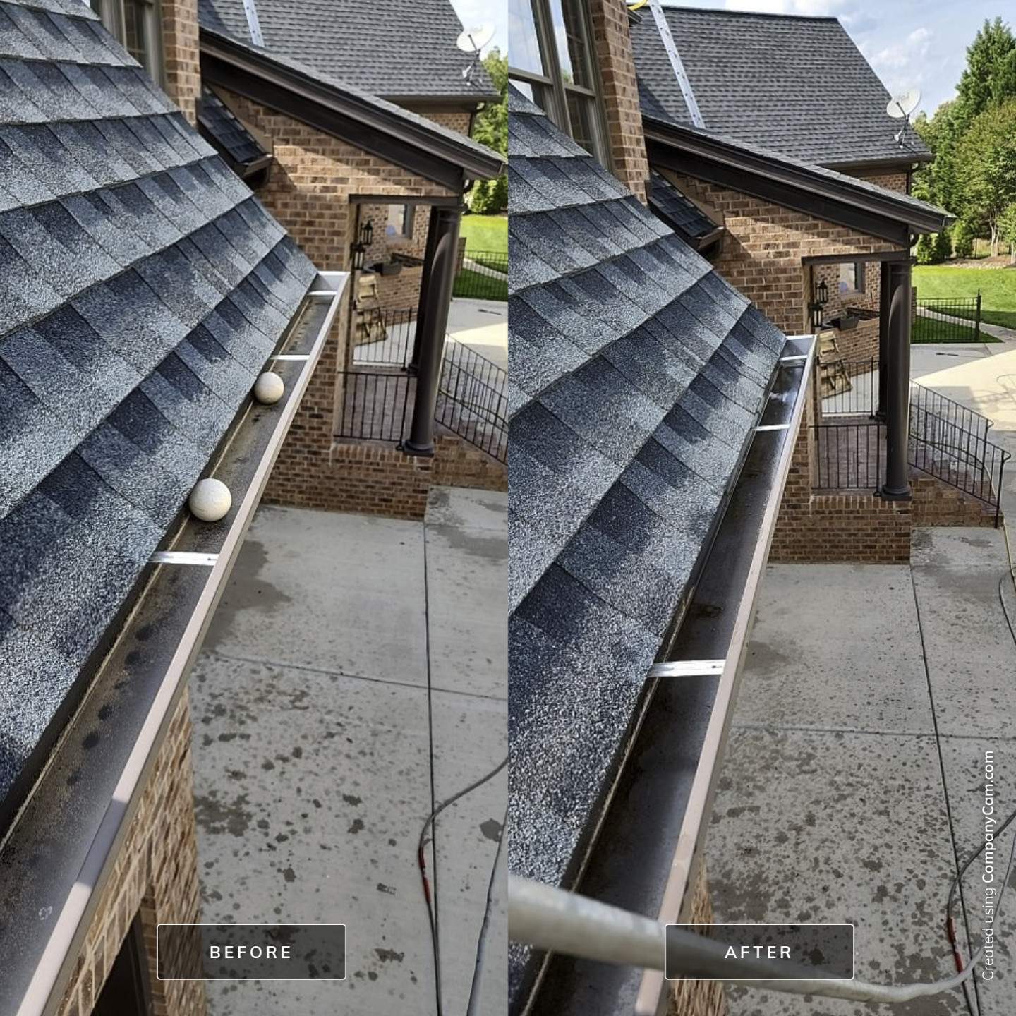 House Wash using cleaner by G&H Home Tech Pros LLC