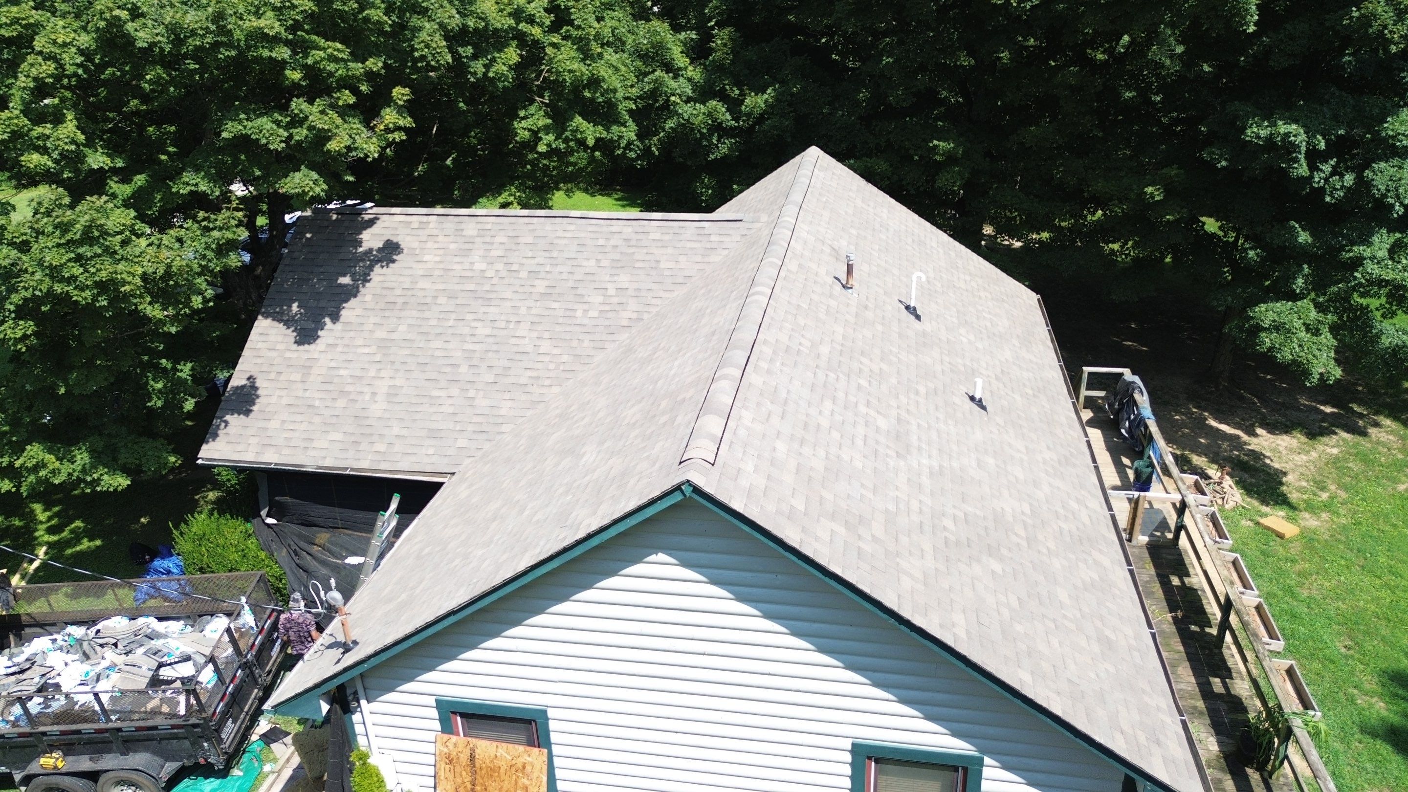 Project in Morgantown by Moss Roofing