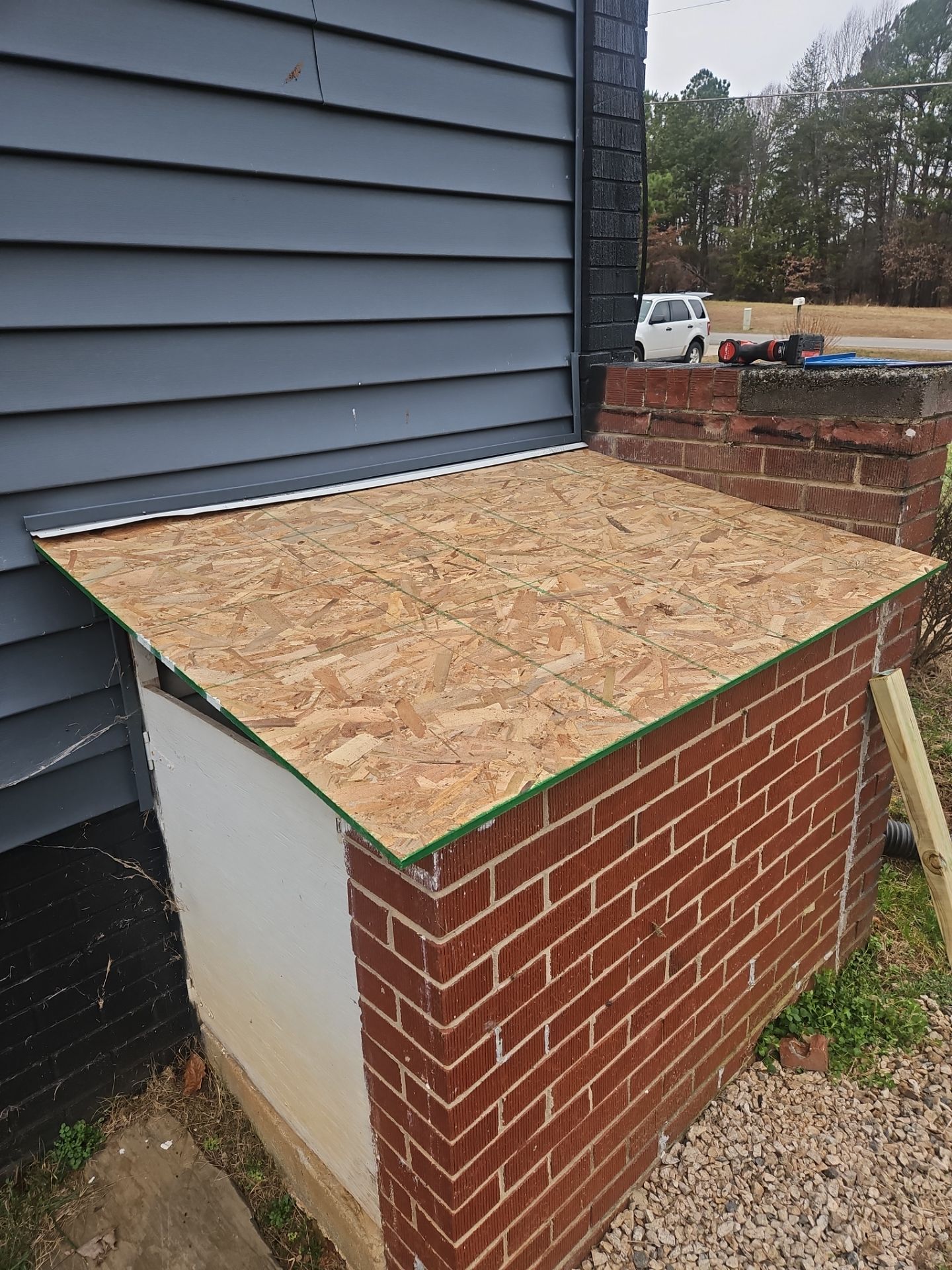 Storage Enclosure Roof Reconstruction by A Step Above Handy LLC 