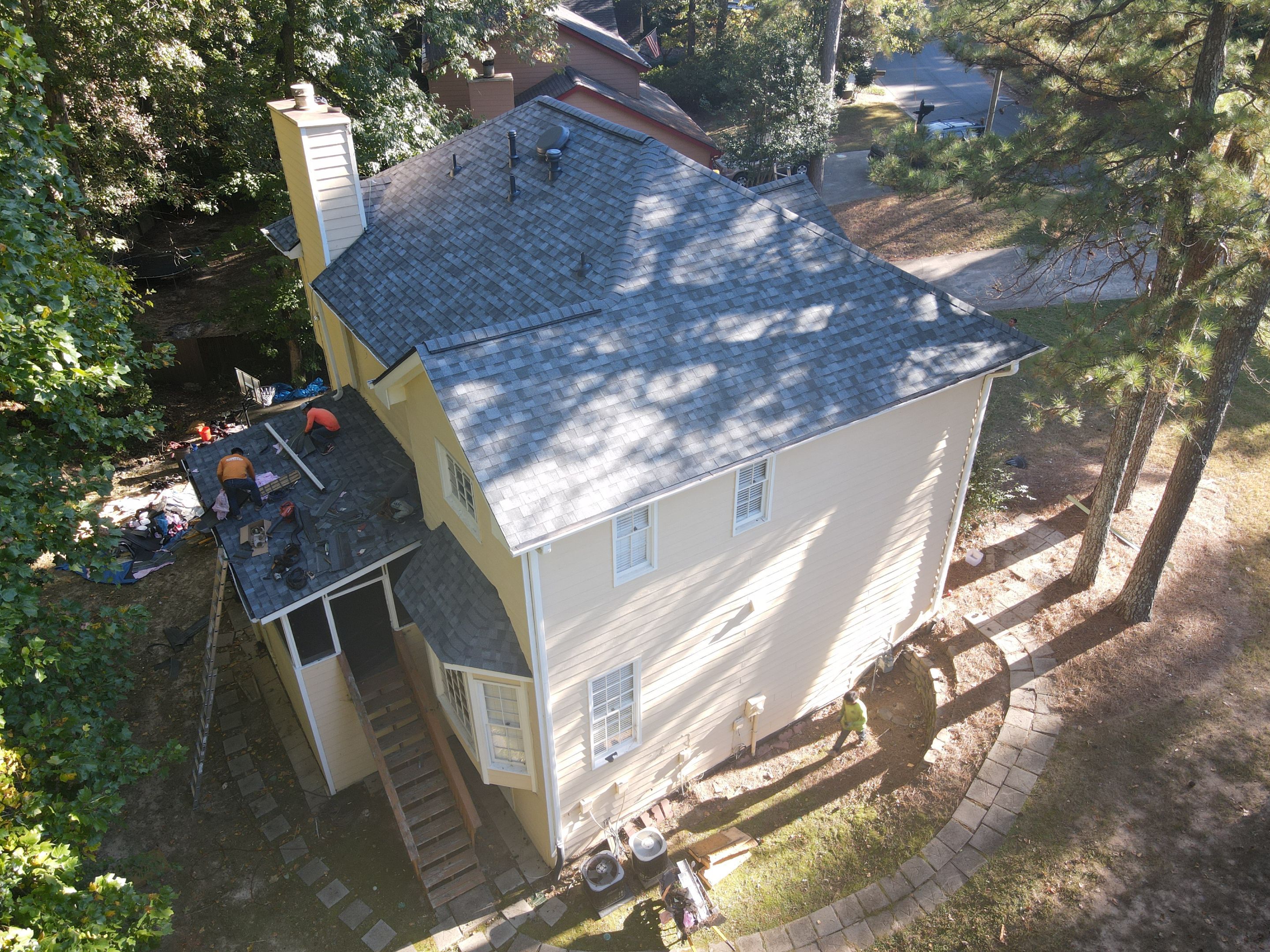 Residential Roofing Installation using Owens Corning by Inspector Roofing and Restoration