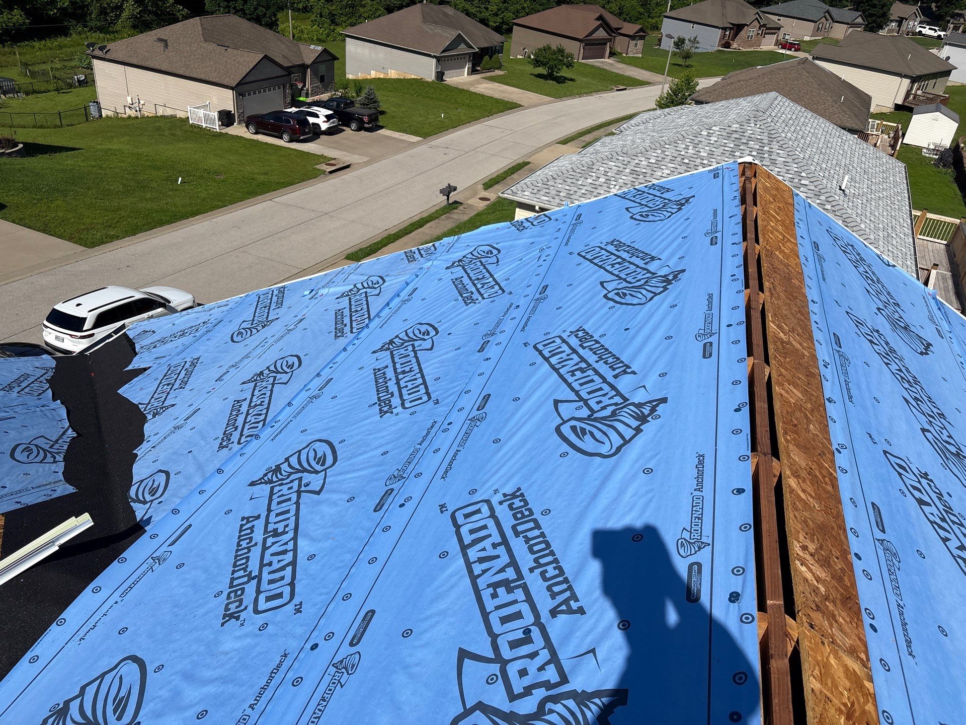Residential Roofing + Gutter & Downspouts Install  by Titan Commercial & Residential Roofing 