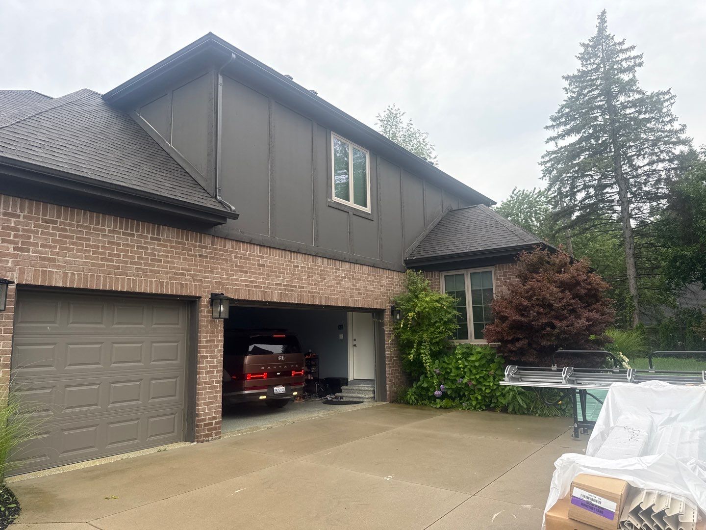 Siding Replacement using Alside S7 Cedar Mill Grain Composite by 180 Contractors