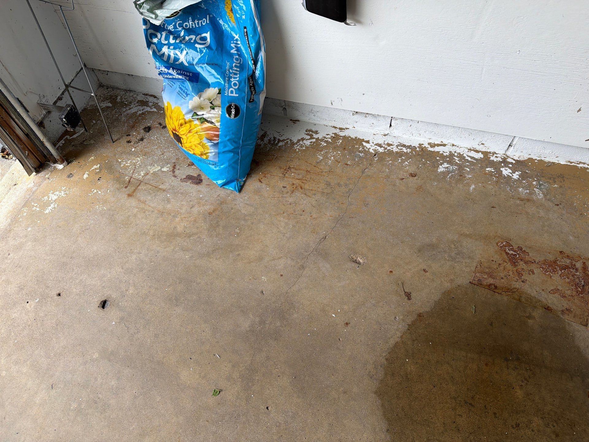 Yankton Garage Concrete Coating With Feather Gray Decorative Chips by Select Painting, Coatings & Garage Cabinets