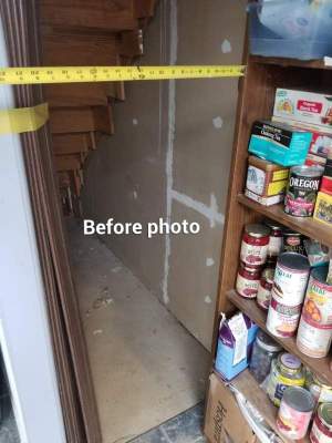 New basement steps