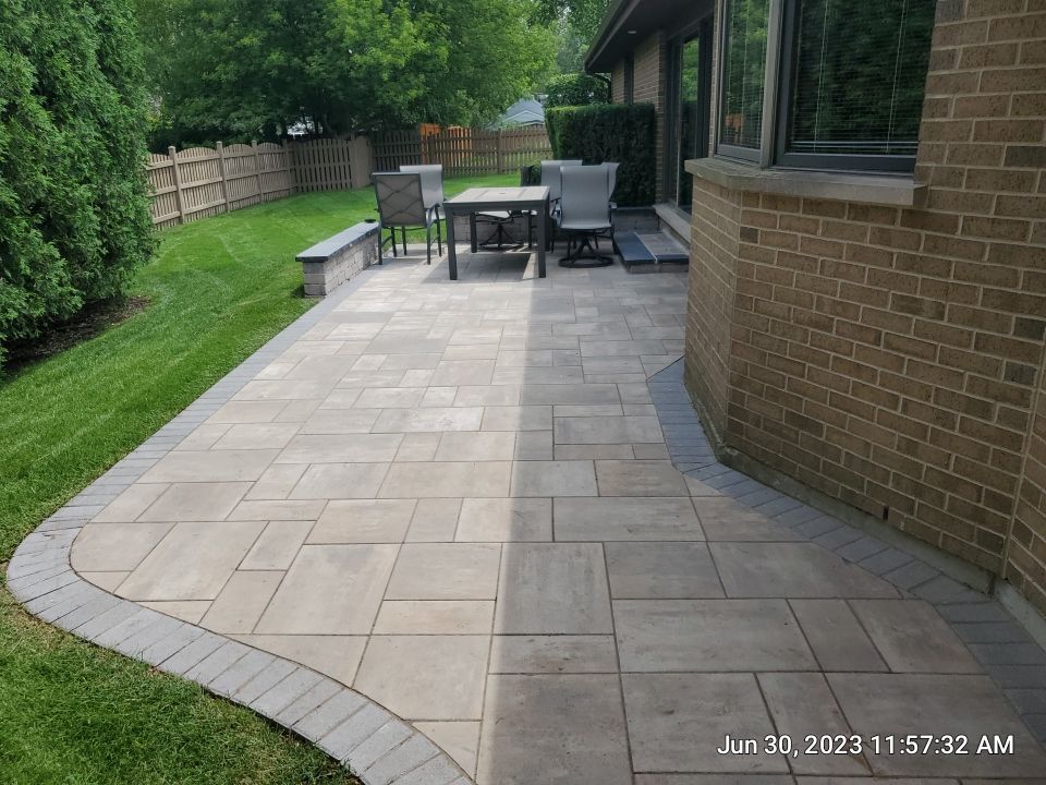 Brick paver clean, sand and seal. using Surebond SB-1300 by Northern Power Washing LLC.
