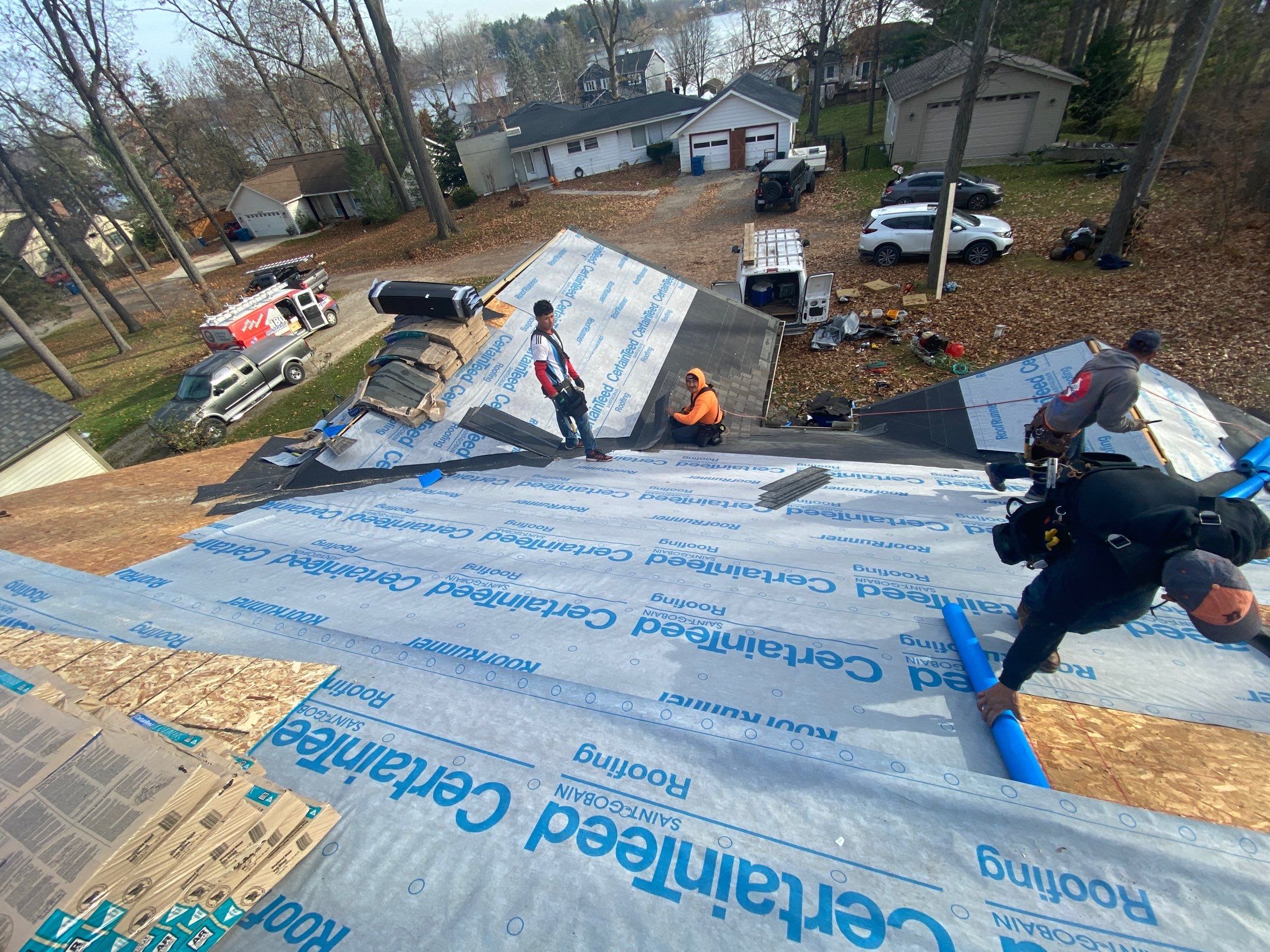 Roof Replacement using CertainTeed Landmark by 180 Contractors